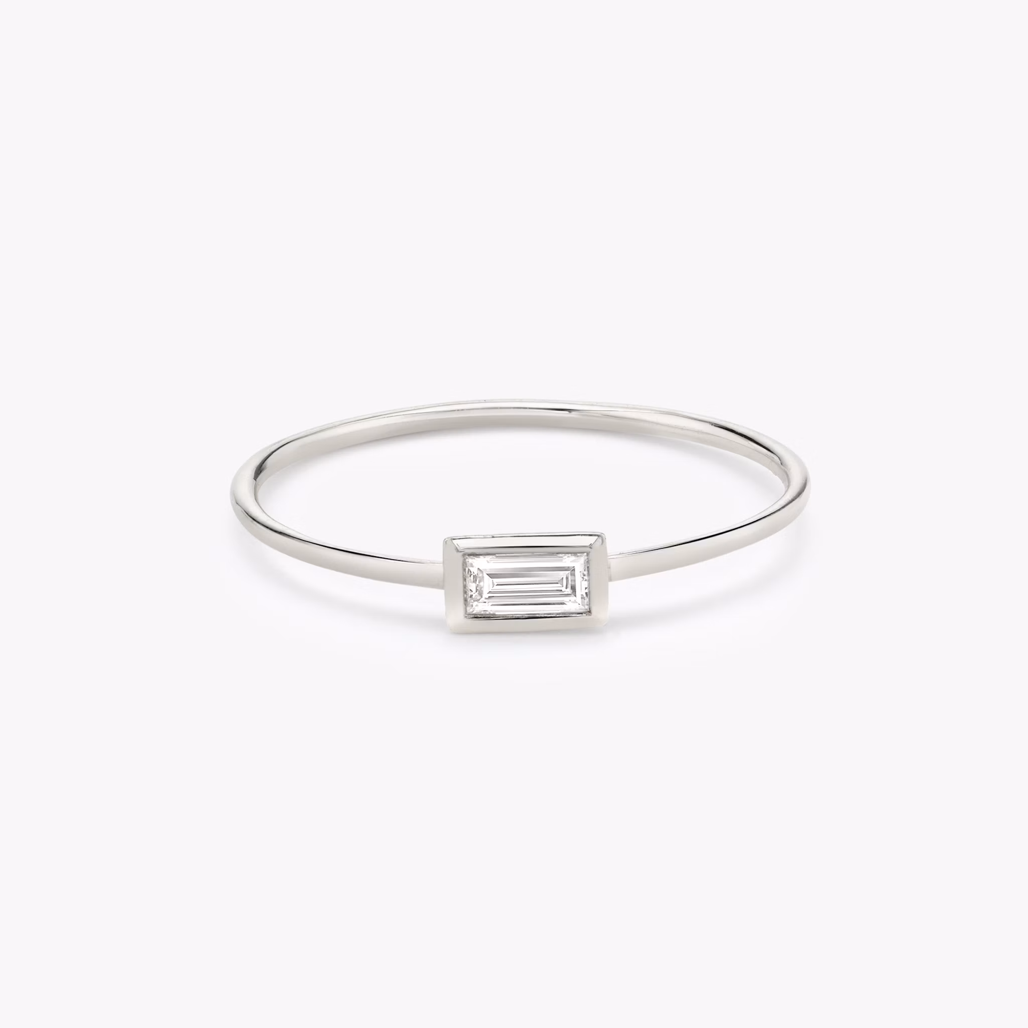 Knife-Edge Bezel Ring
