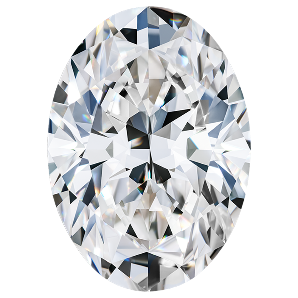A close-up image of a VRAI created diamond.