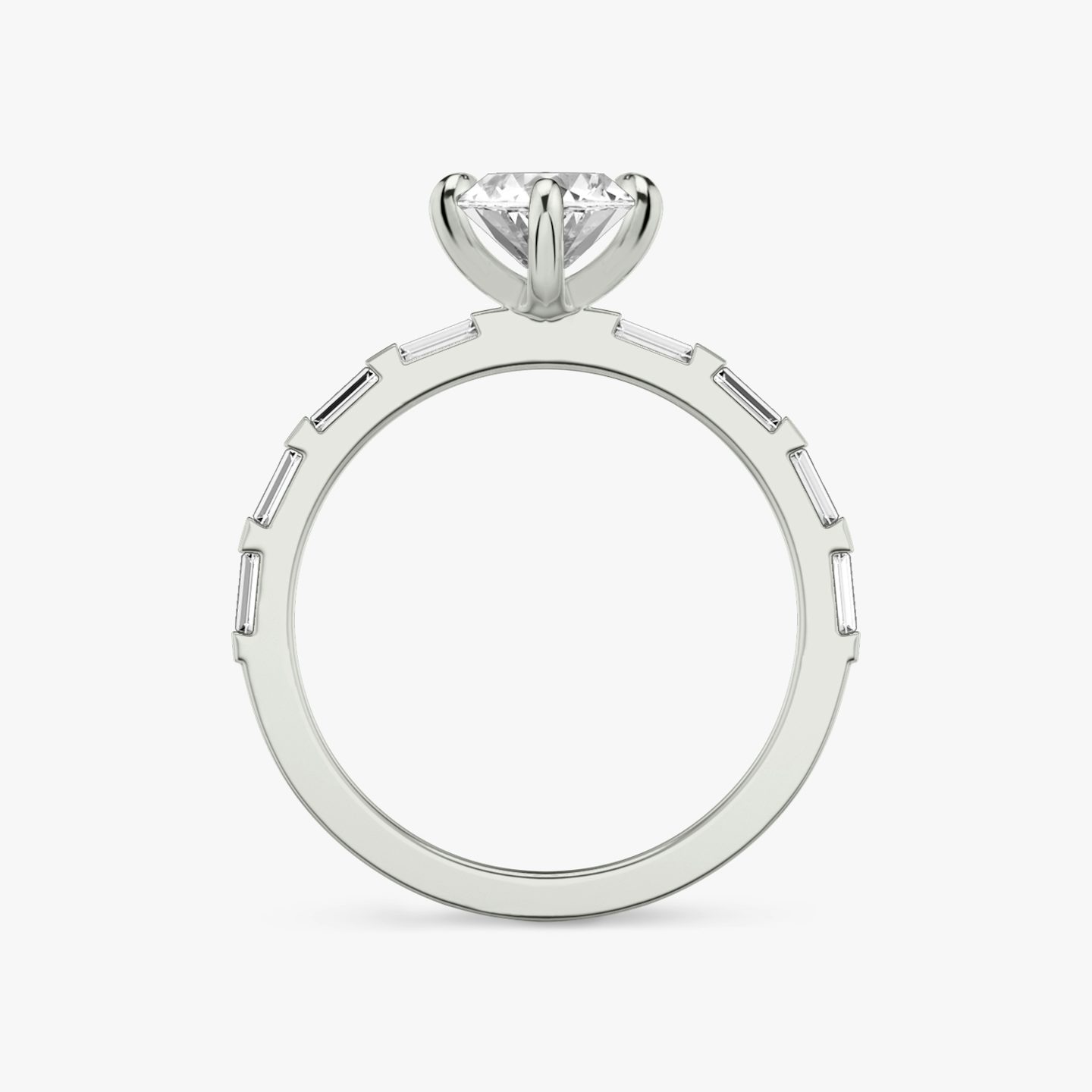 The Baguette Bar | Marquise | Platinum | bandAccent: Pavé | diamondOrientation: vertical | caratWeight: other
