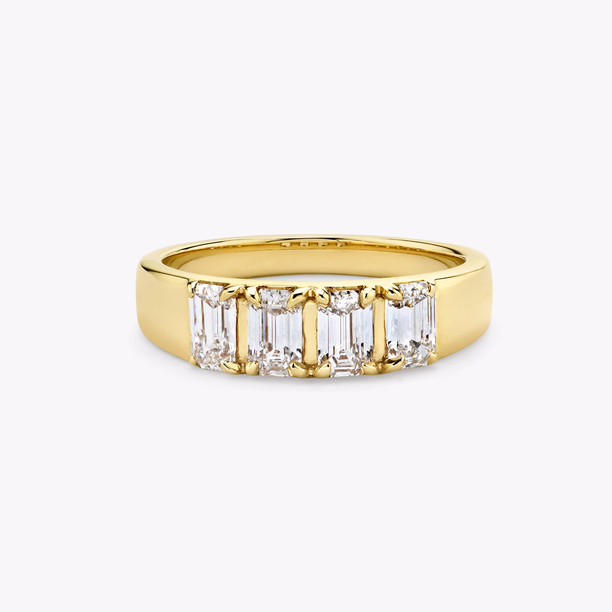 VRAI Tetrad Ring | Emerald | 14k | Yellow Gold