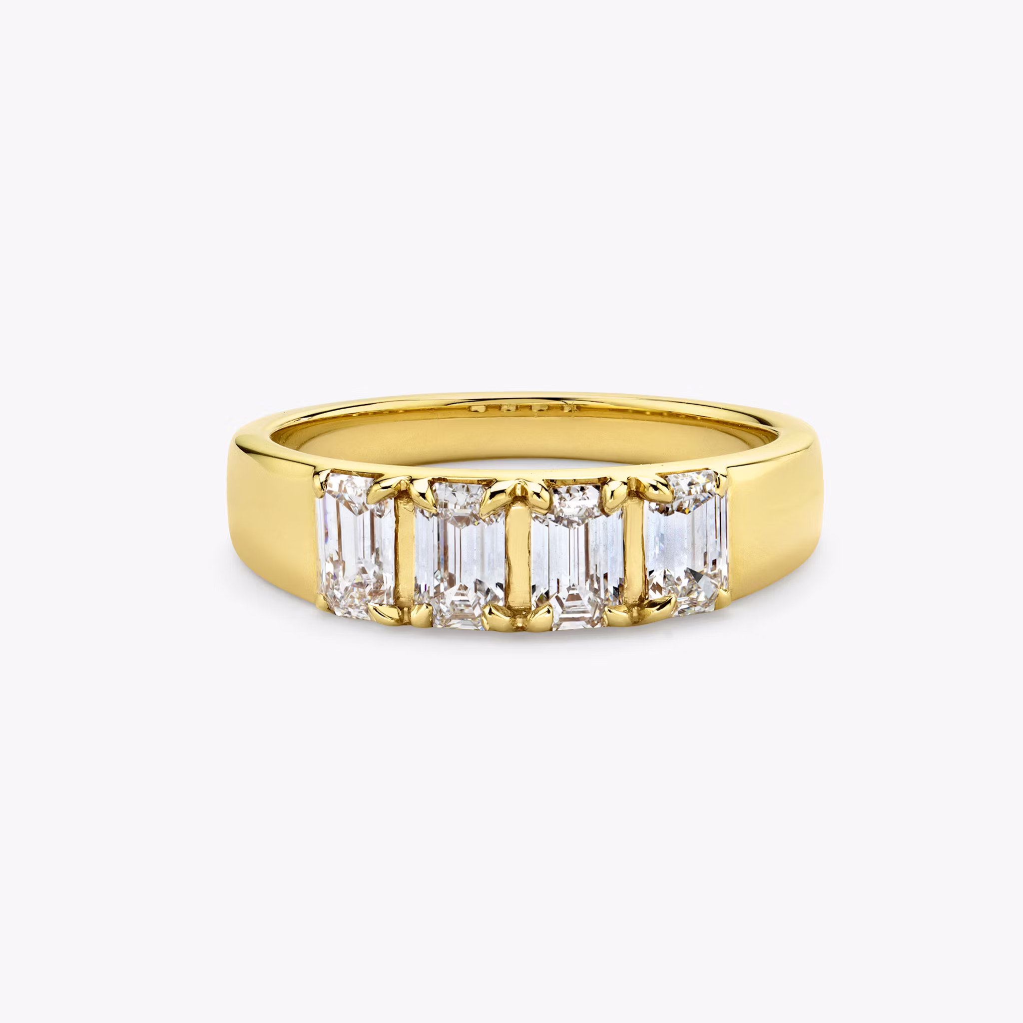 VRAI Tetrad Ring Emerald | Yellow Gold