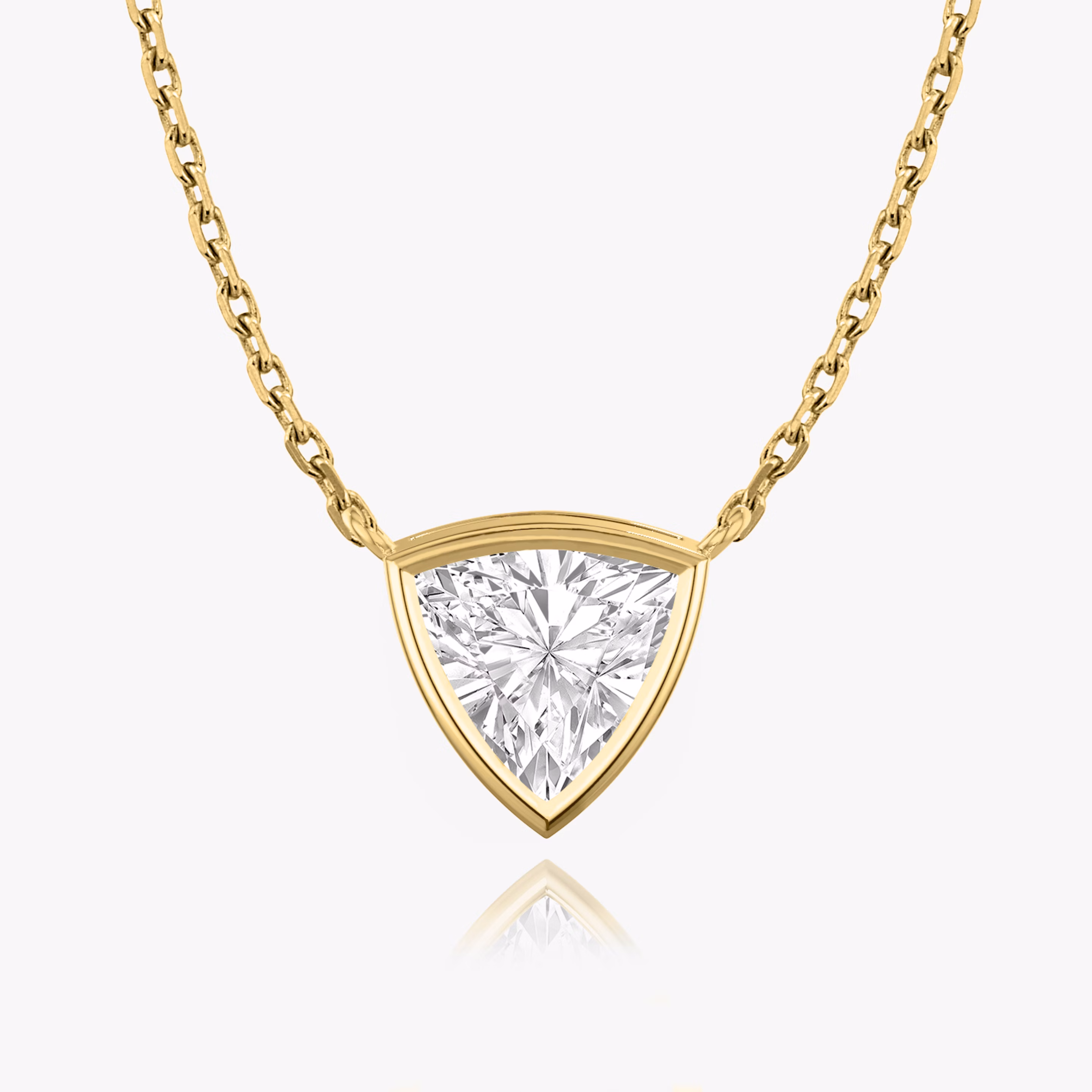 Bezel Solitaire Necklace