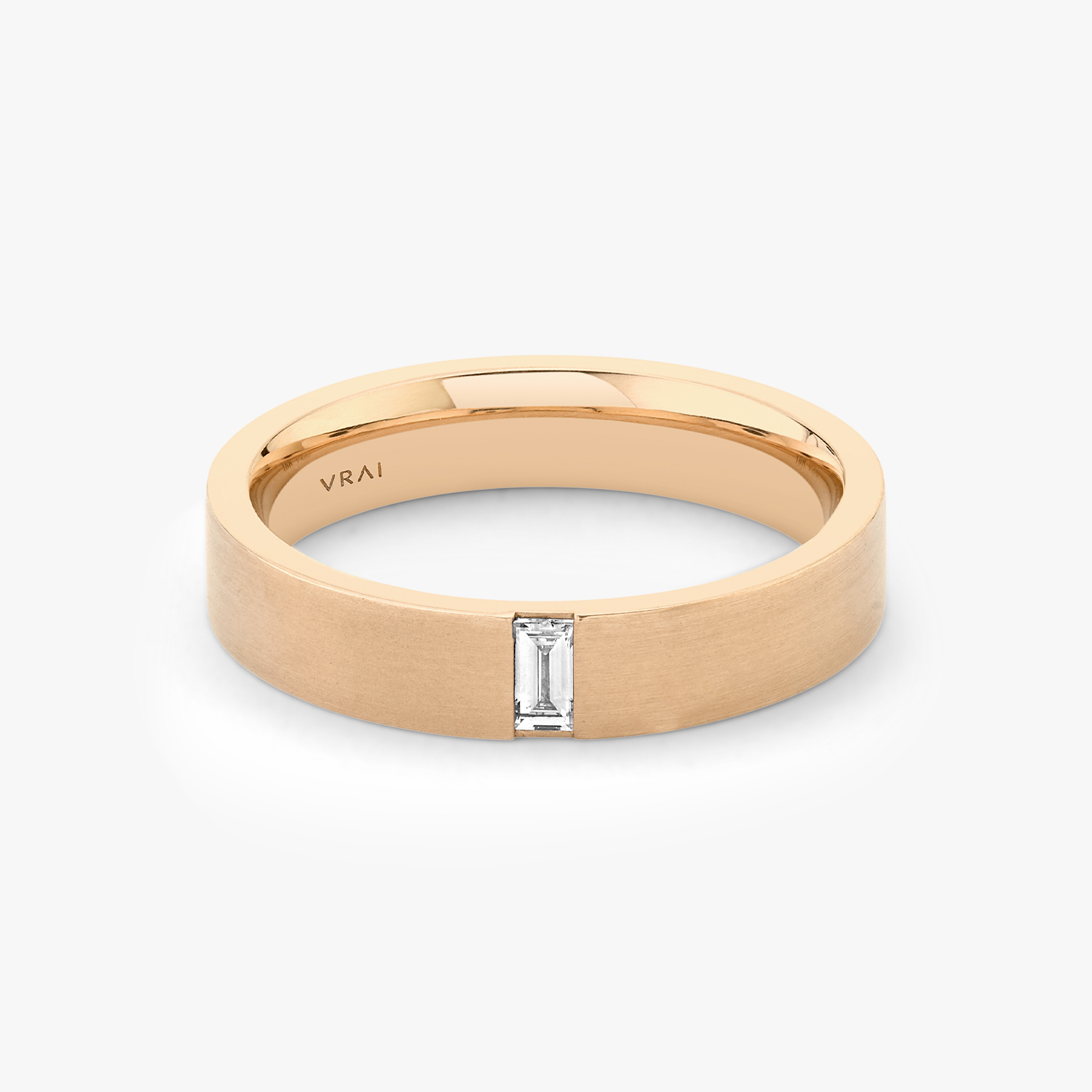 Brushed Baguette Band