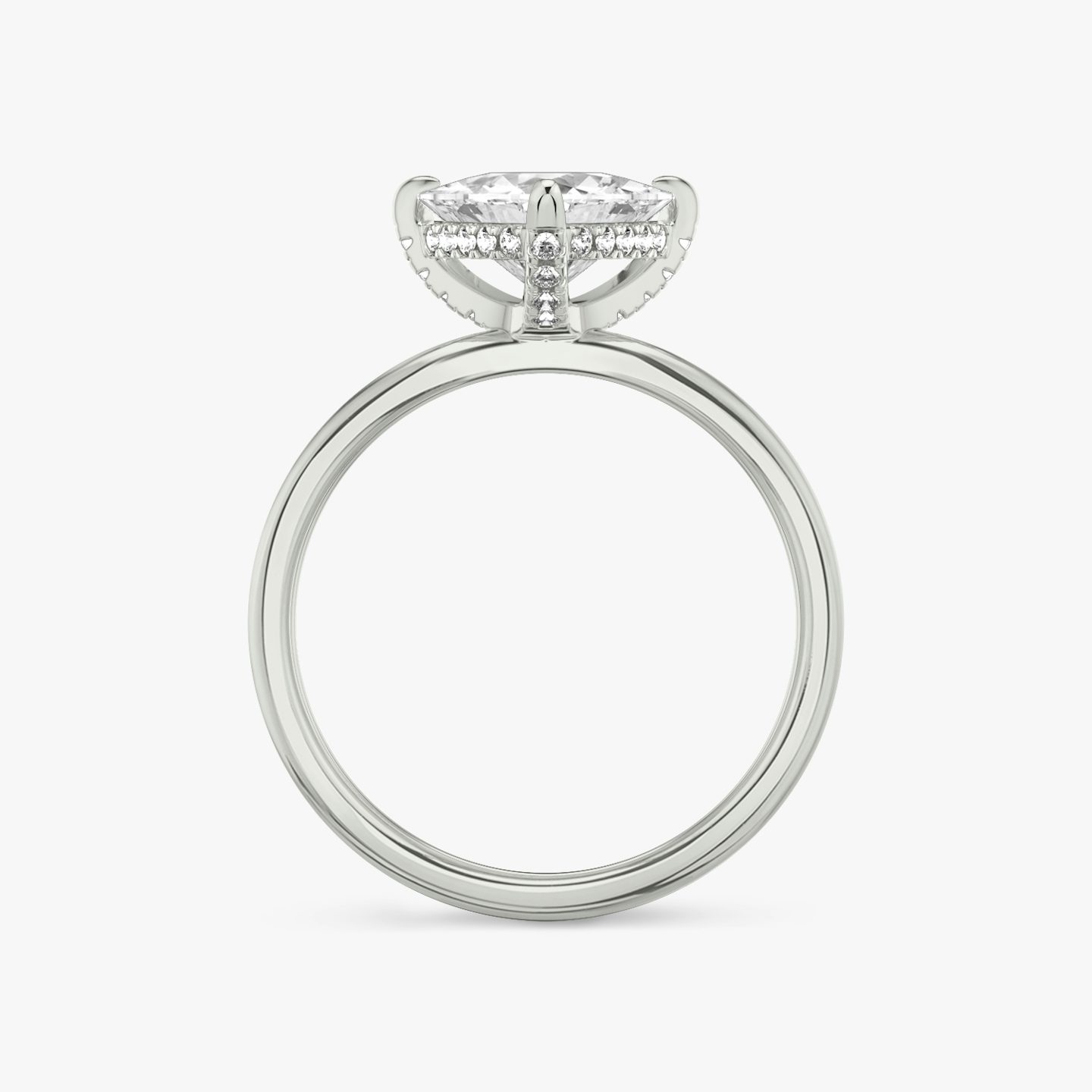 Classic Hidden Halo | Trillant | Platin | bandAccent: Ohne Pavé-Besatz | bandWidth: standard | prongStyle: Mit Pavé-Besatz | diamondOrientation: vertical | caratWeight: other
