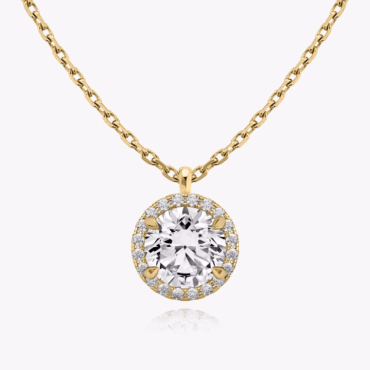 Halo Pendant Necklace