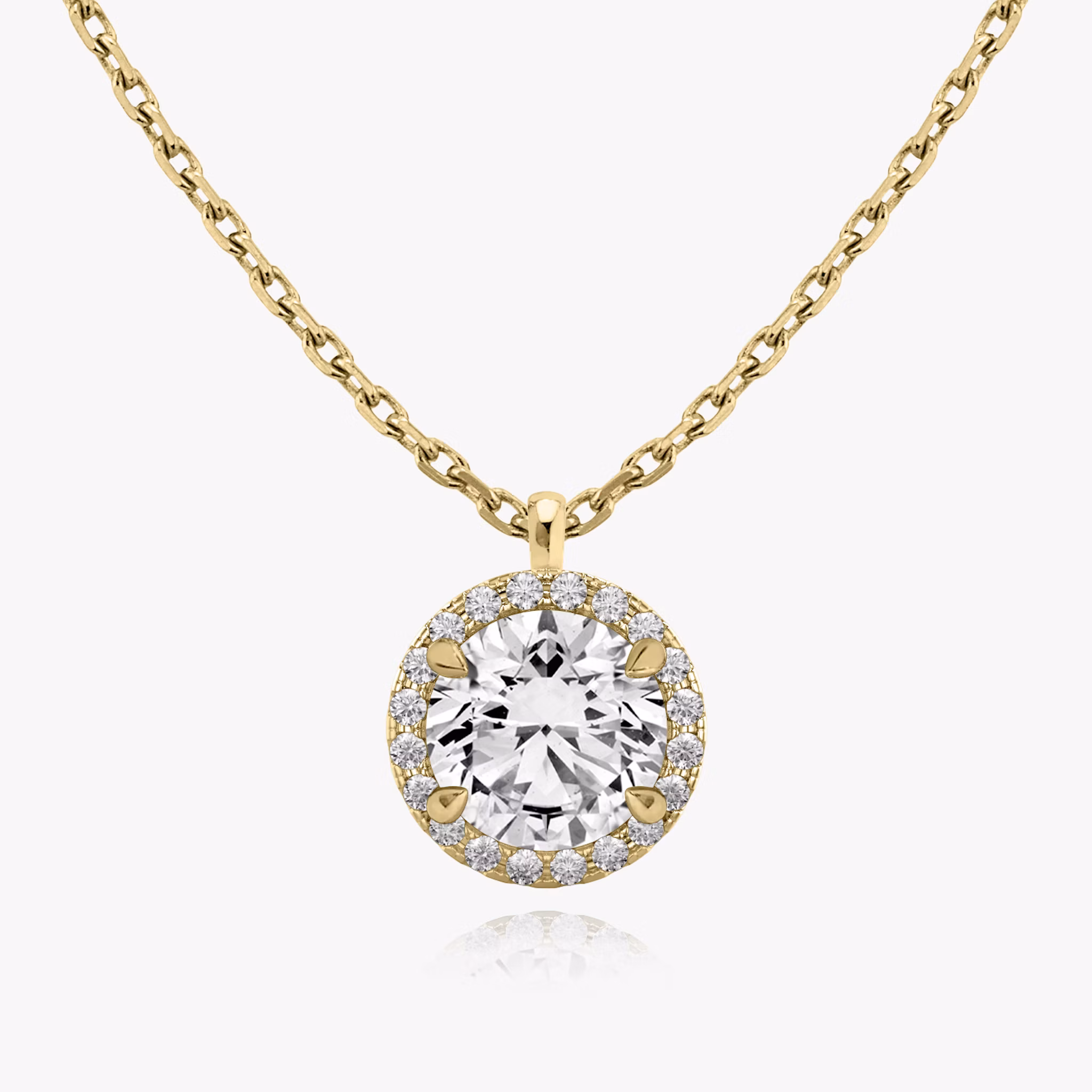 Halo Pendant Necklace