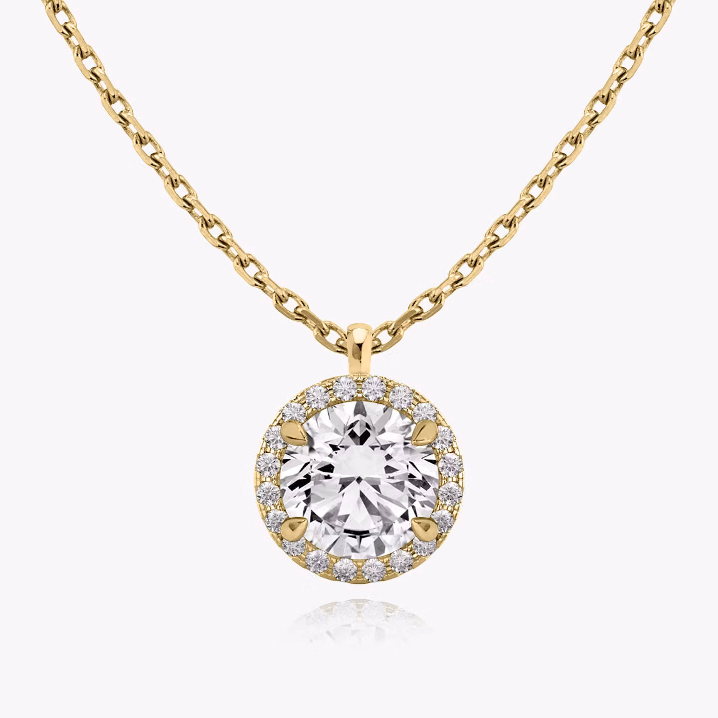 Halo Pendant Necklace