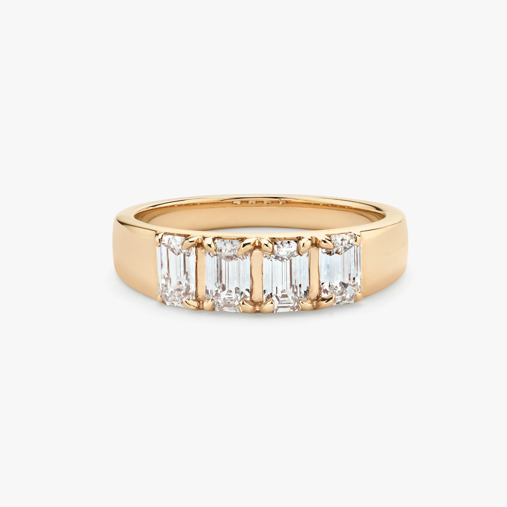 VRAI Tetrad Ring | Emerald | 14k | Rose Gold