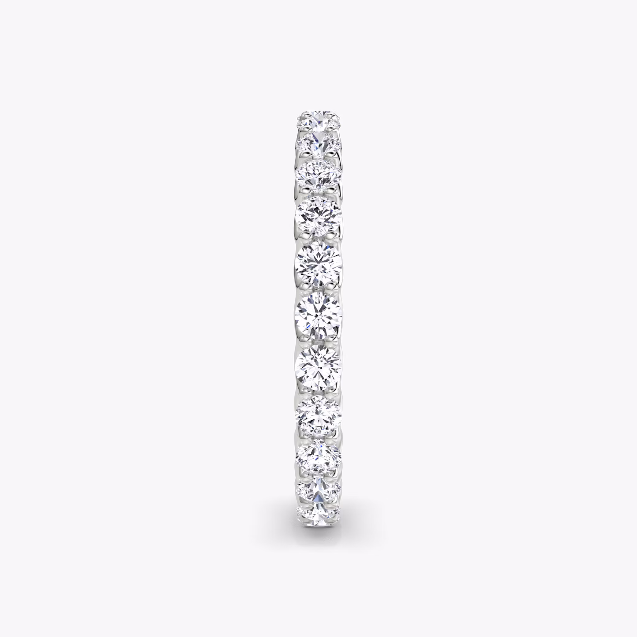 The Eternity Band | Round Brilliant | 18k | White Gold | bandStyle: full | caratWeight: 1.0ct