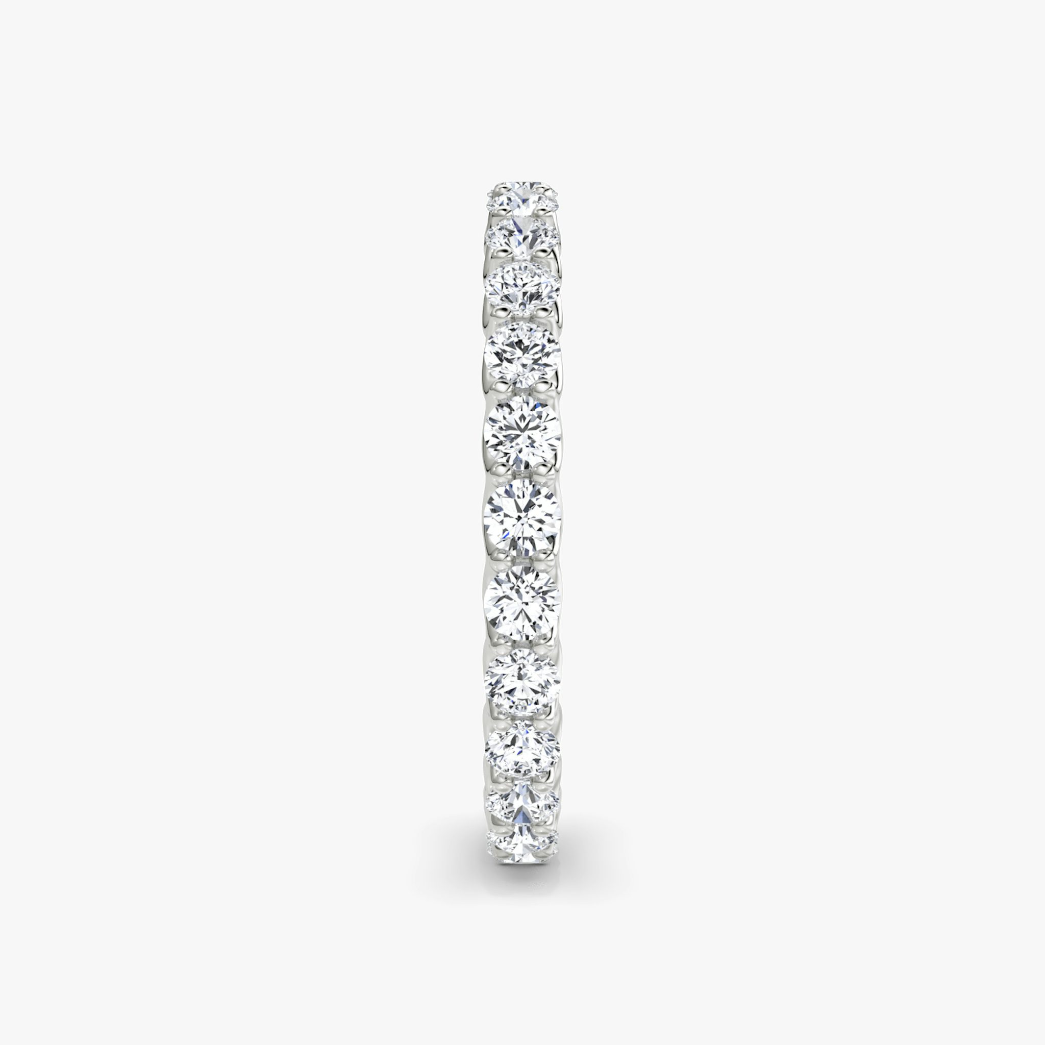 The Eternity Band | Round Brilliant | 18k | White Gold | bandStyle: full | caratWeight: 1.0ct
