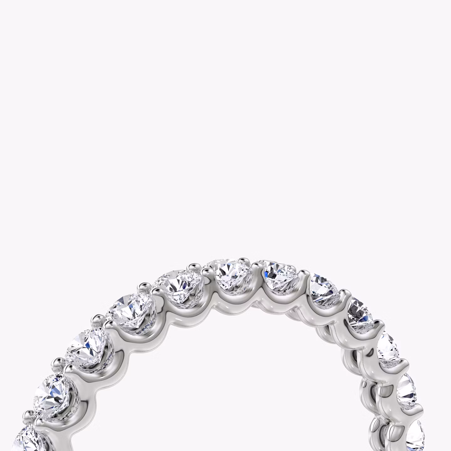 Eternity Ring | Rund | 18k | Weißgold | bandStyle: full | caratWeight: 1.0ct