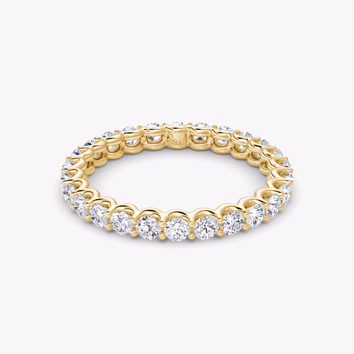 The Eternity Band | Round Brilliant | 18k | Yellow Gold | bandStyle: full | caratWeight: 1.0ct