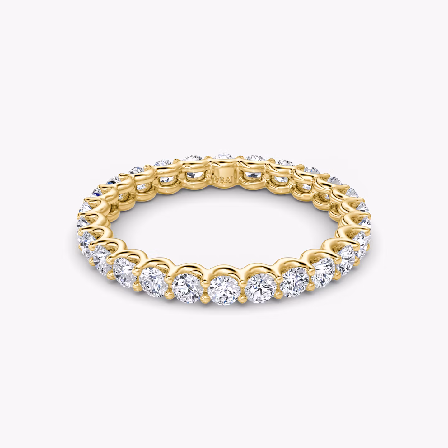 The Eternity Band Round Brilliant | Yellow Gold