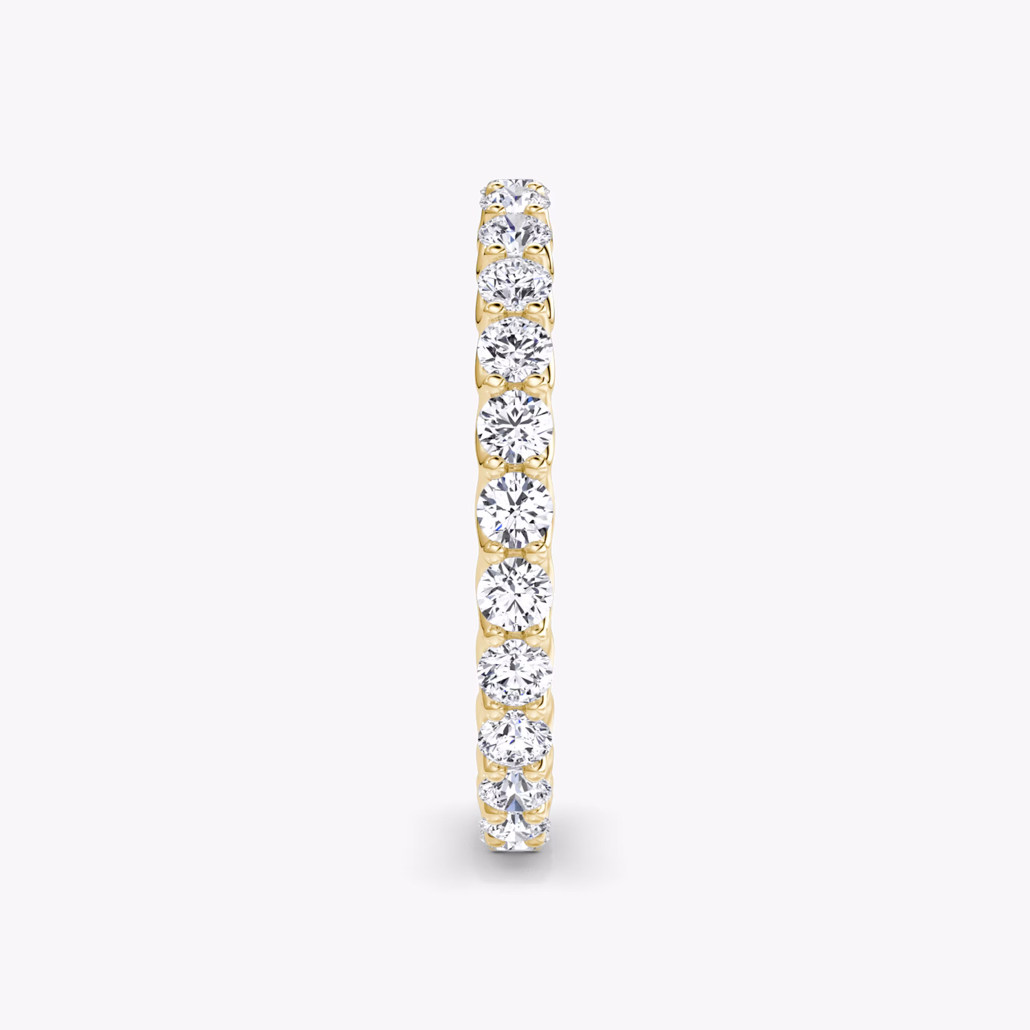The Eternity Band | Round Brilliant | 18k | Yellow Gold | bandStyle: full | caratWeight: 1.0ct