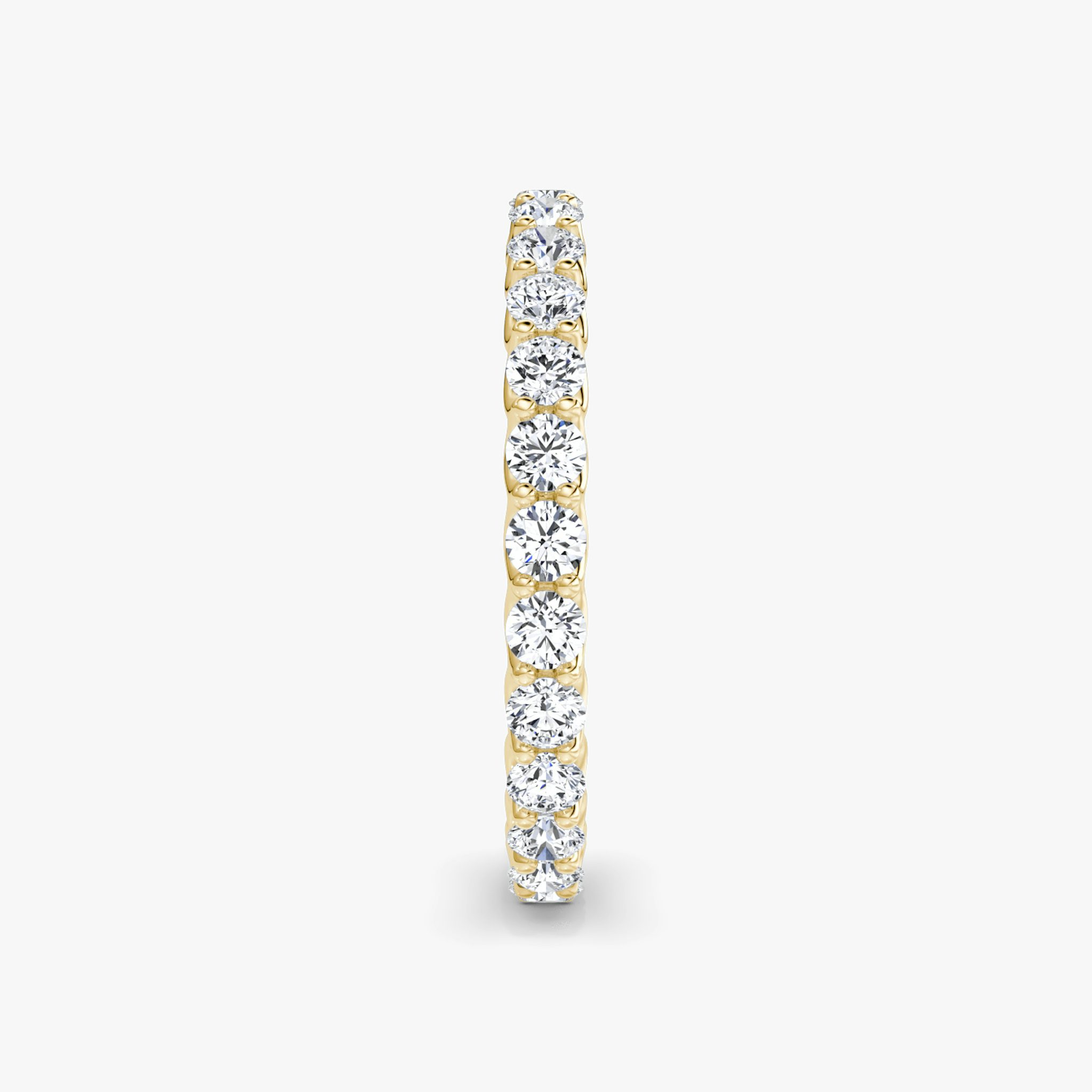 The Eternity Band | Round Brilliant | 18k | Yellow Gold | bandStyle: full | caratWeight: 1.0ct