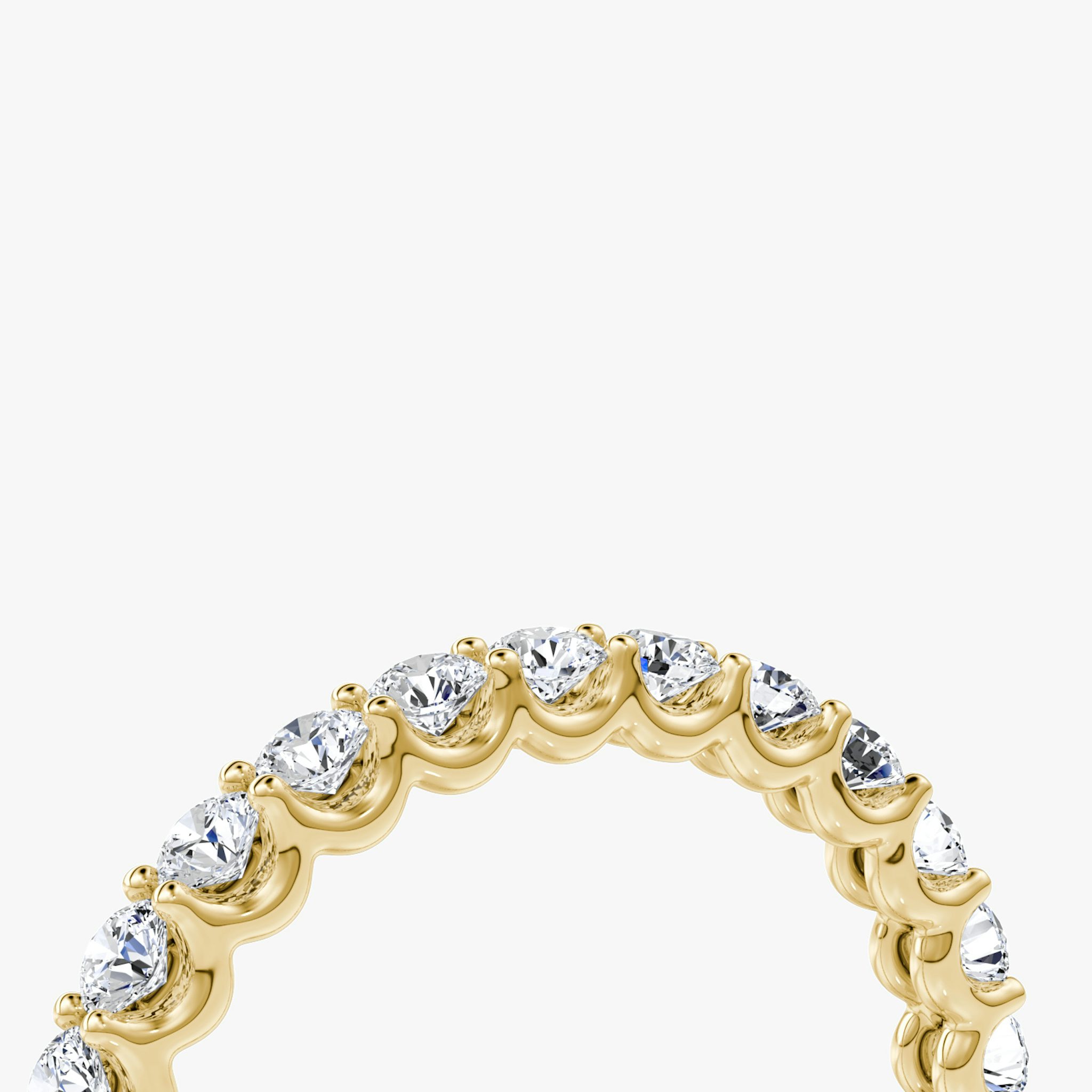 The Eternity Band | Round Brilliant | 18k | Yellow Gold | bandStyle: full | caratWeight: 1.0ct
