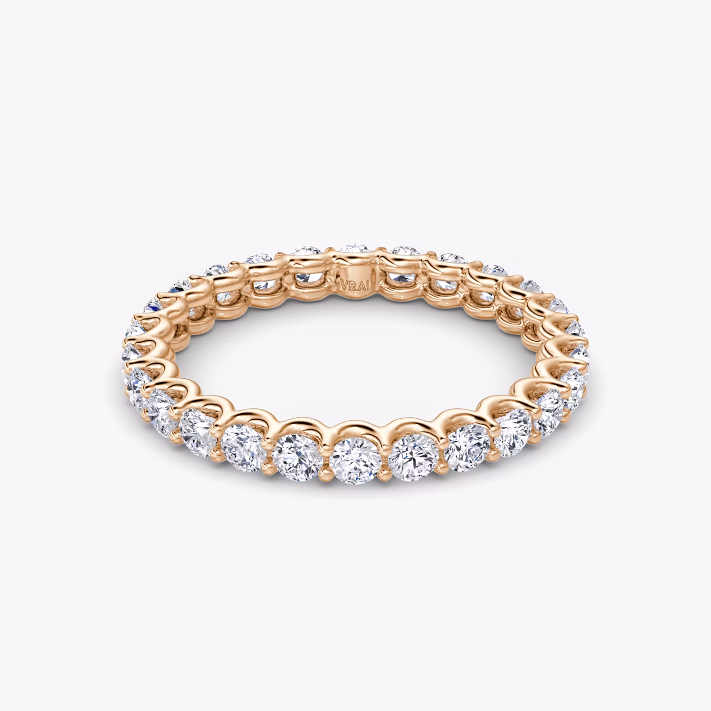 The Eternity Band Round Brilliant | Rose Gold