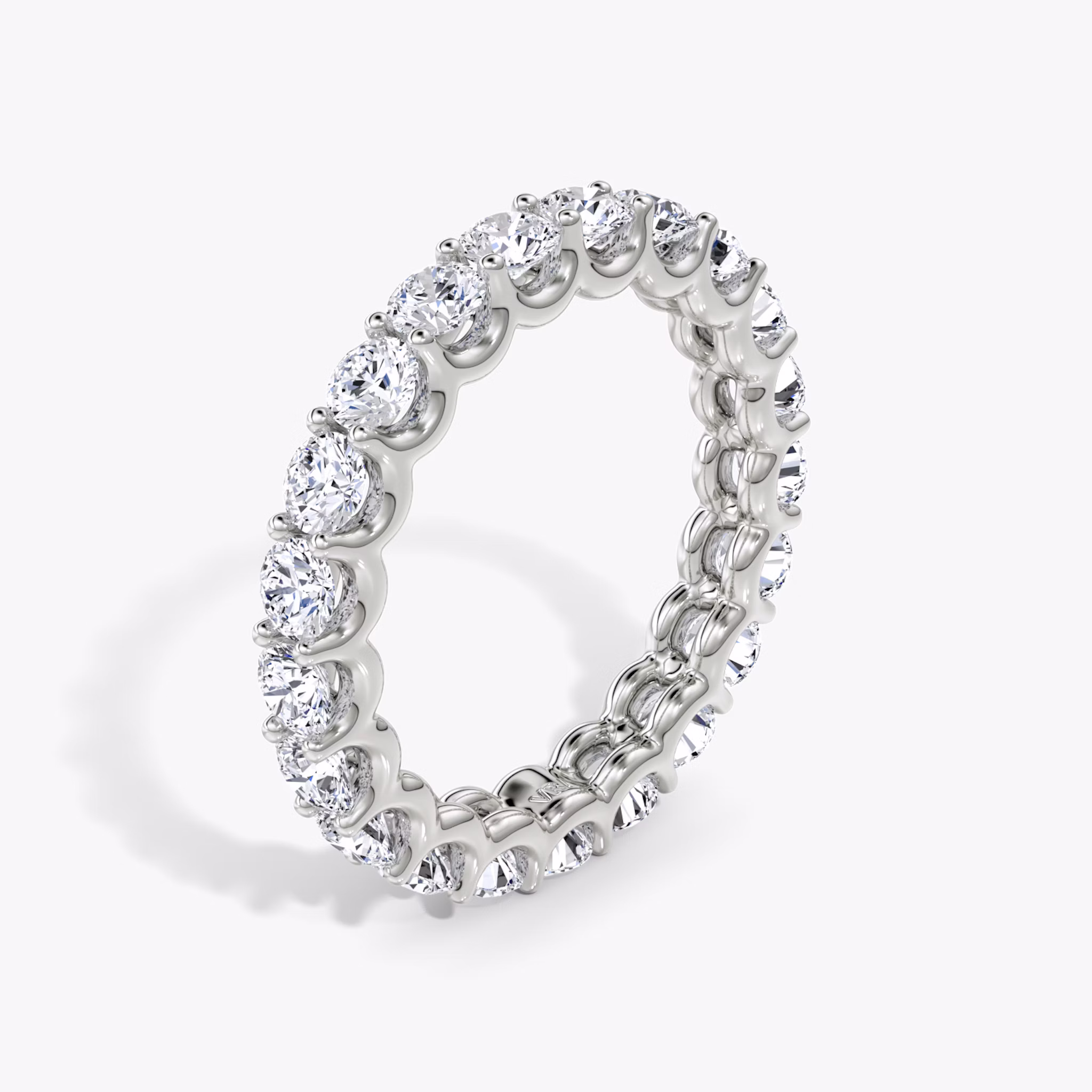 The Eternity Band | Round Brilliant | Platinum | bandStyle: full | caratWeight: 2.0ct