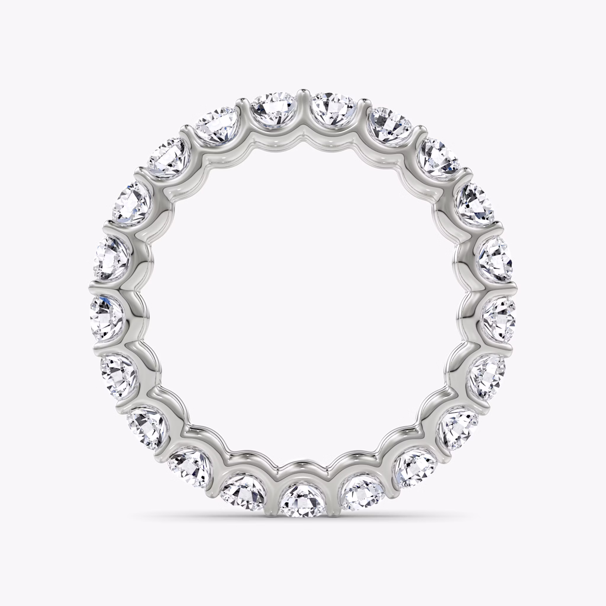 The Eternity Band | Round Brilliant | Platinum | bandStyle: full | caratWeight: 2.0ct