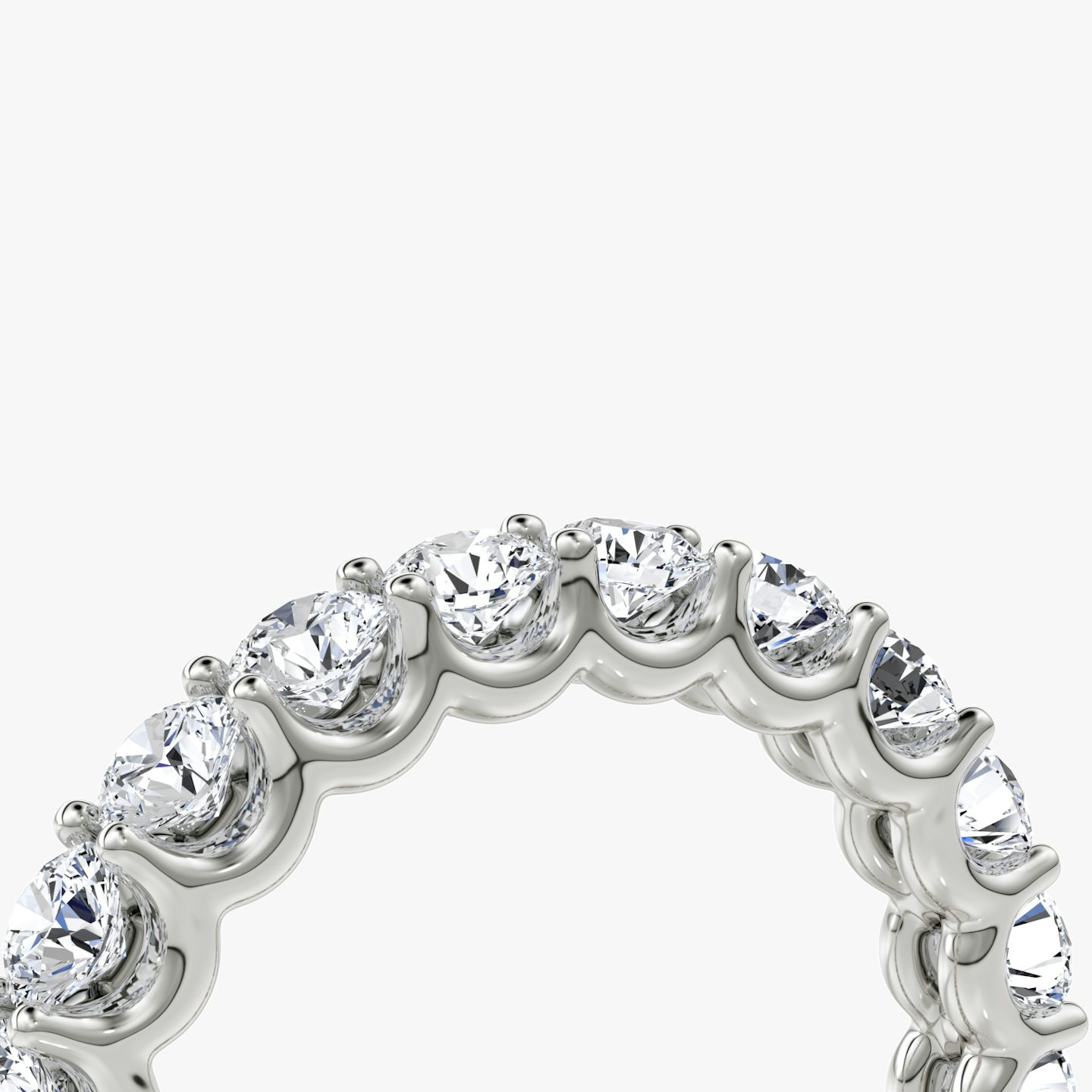 The Eternity Band | Round Brilliant | 18k | White Gold | bandStyle: full | caratWeight: 2.0ct