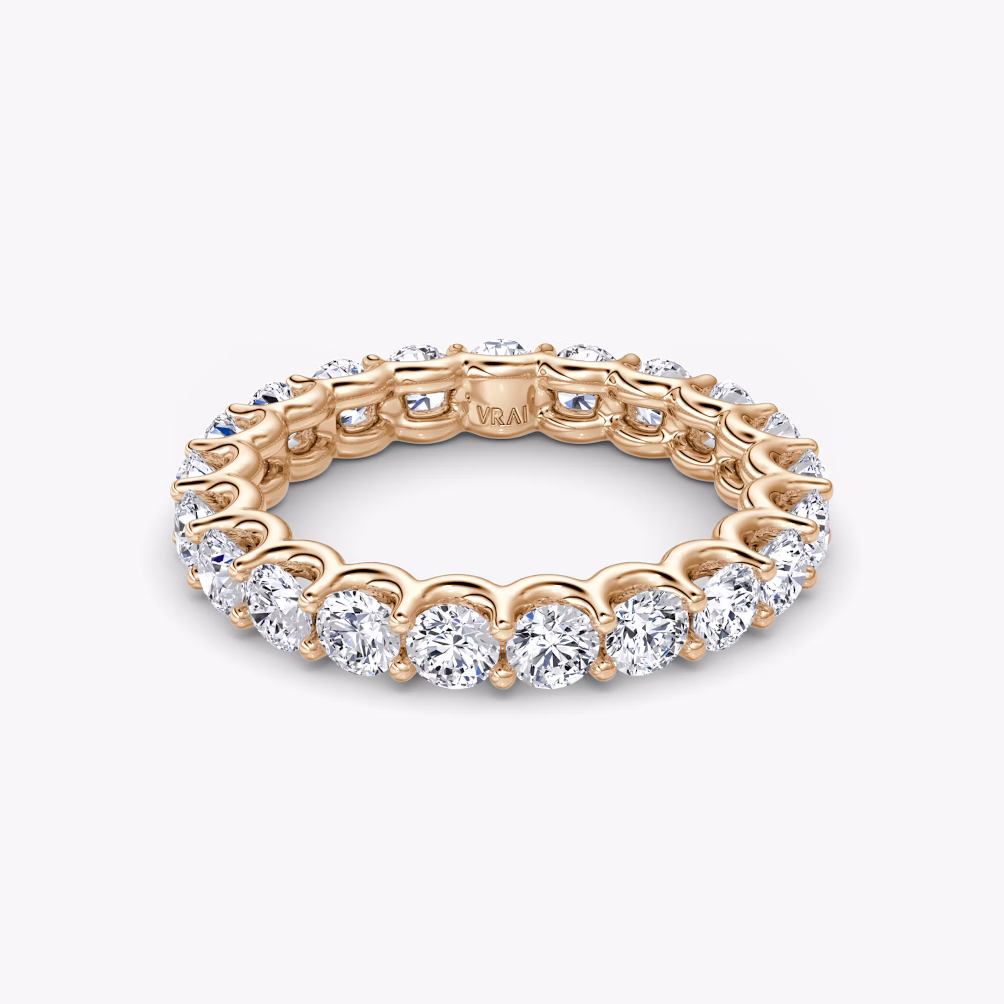 The Eternity Band Round Brilliant | Rose Gold