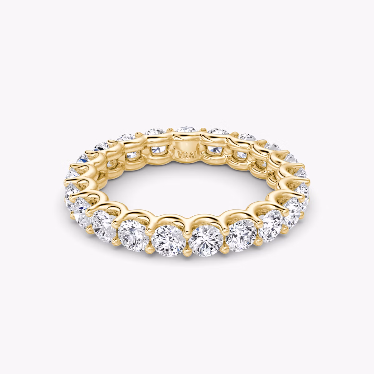 The Eternity Band | Round Brilliant | 18k | Yellow Gold | bandStyle: full | caratWeight: 2.0ct
