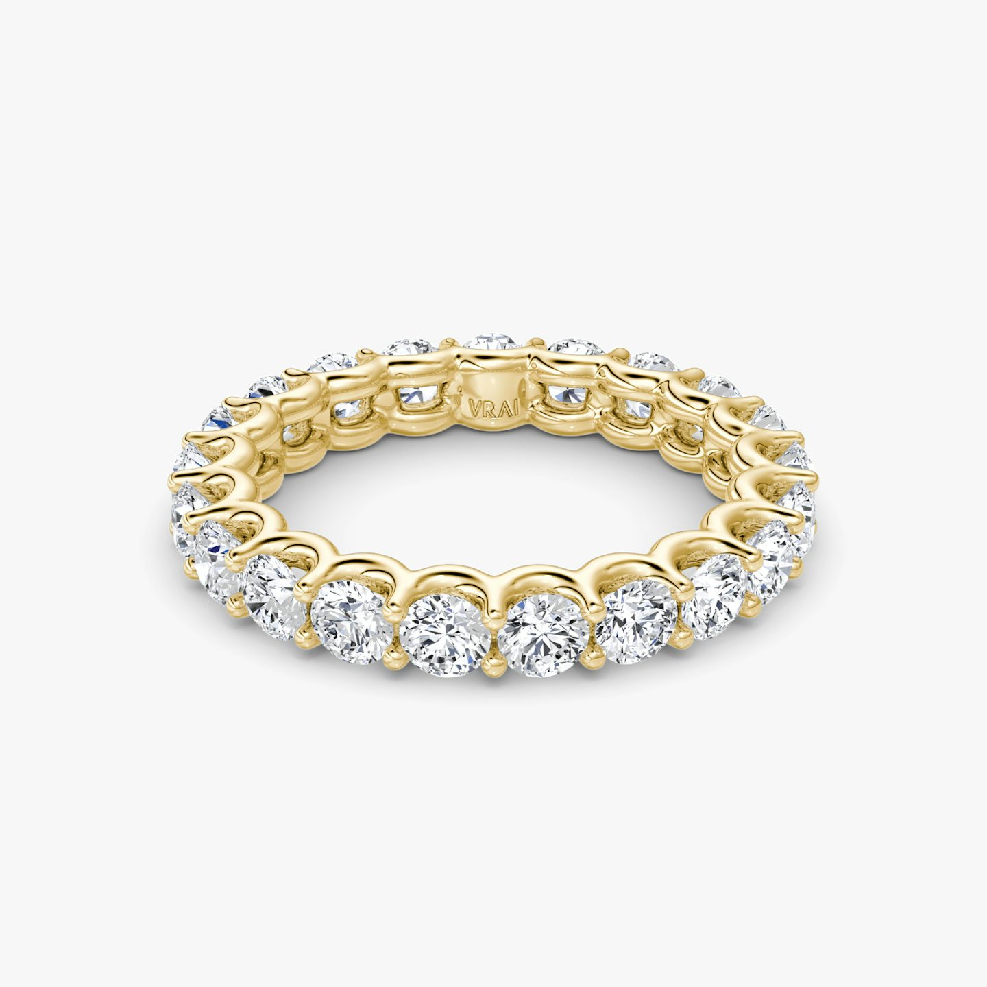 The Eternity Band | Round Brilliant | 18k | Yellow Gold | bandStyle: full | caratWeight: 2.0ct