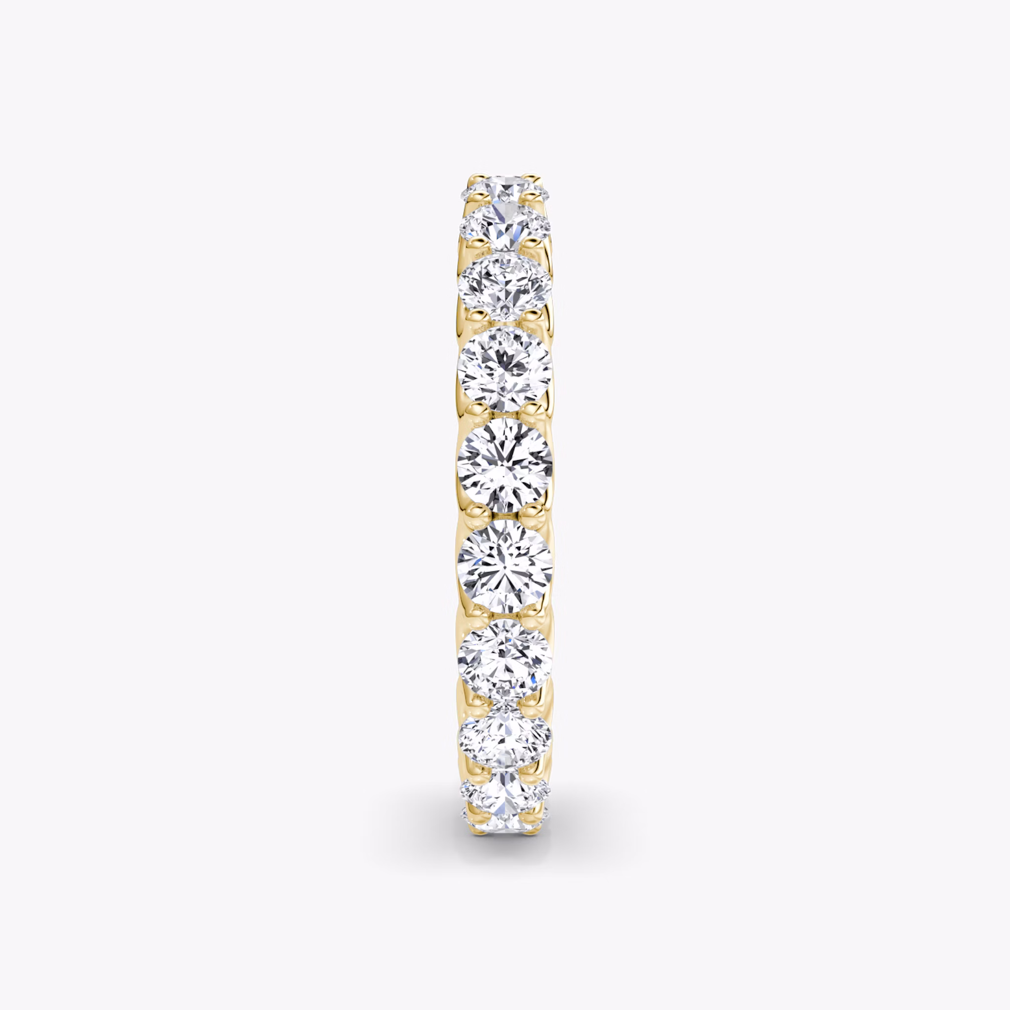 The Eternity Band | Round Brilliant | 18k | Yellow Gold | bandStyle: full | caratWeight: 2.0ct