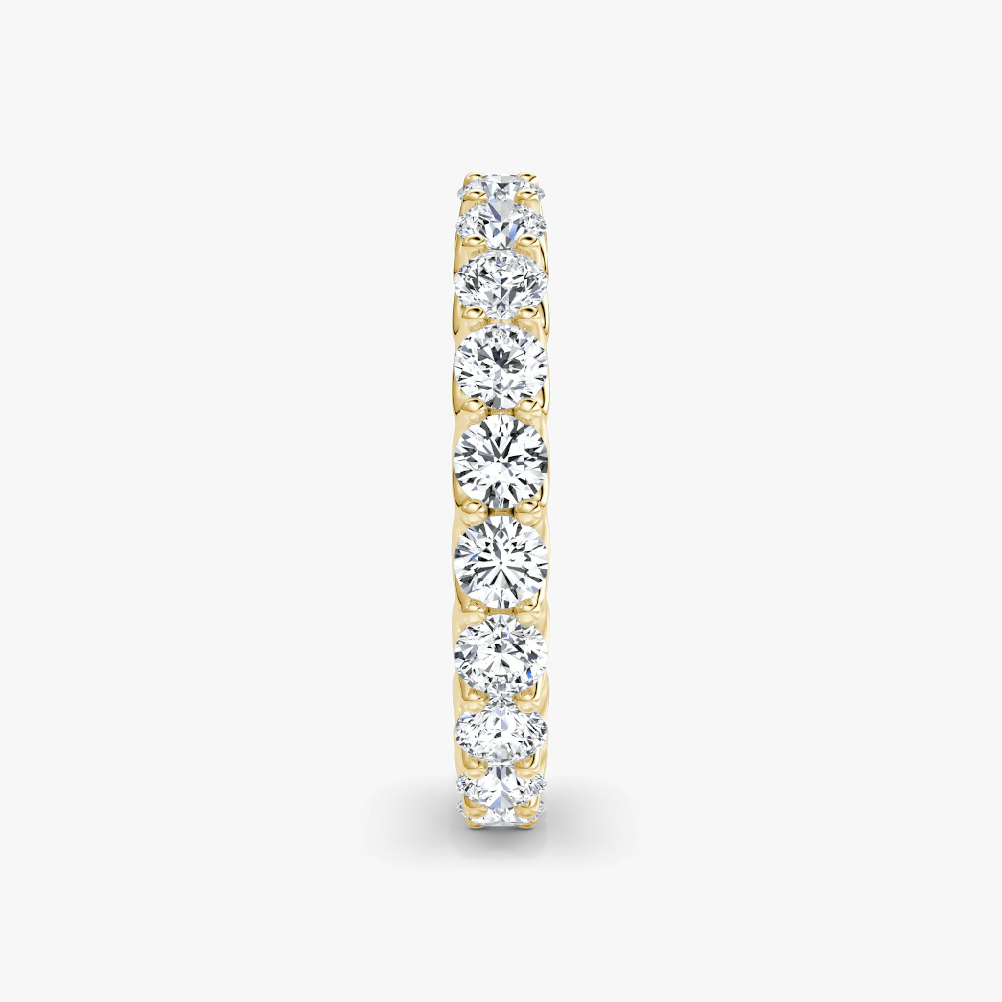 The Eternity Band | Round Brilliant | 18k | Yellow Gold | bandStyle: full | caratWeight: 2.0ct