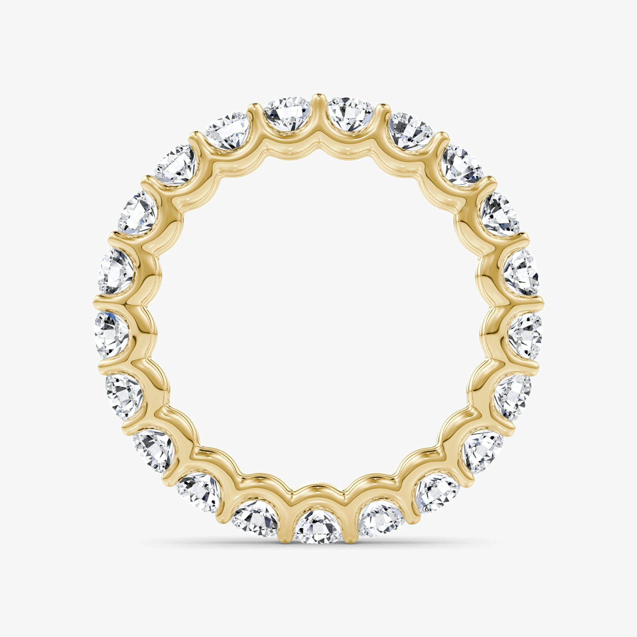 The Eternity Band | Round Brilliant | 18k | Yellow Gold | bandStyle: full | caratWeight: 2.0ct