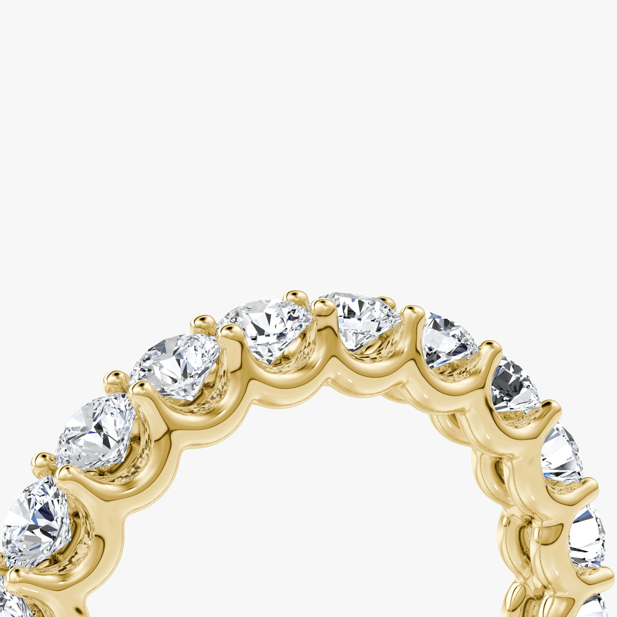 The Eternity Band | Round Brilliant | 18k | Yellow Gold | bandStyle: full | caratWeight: 2.0ct