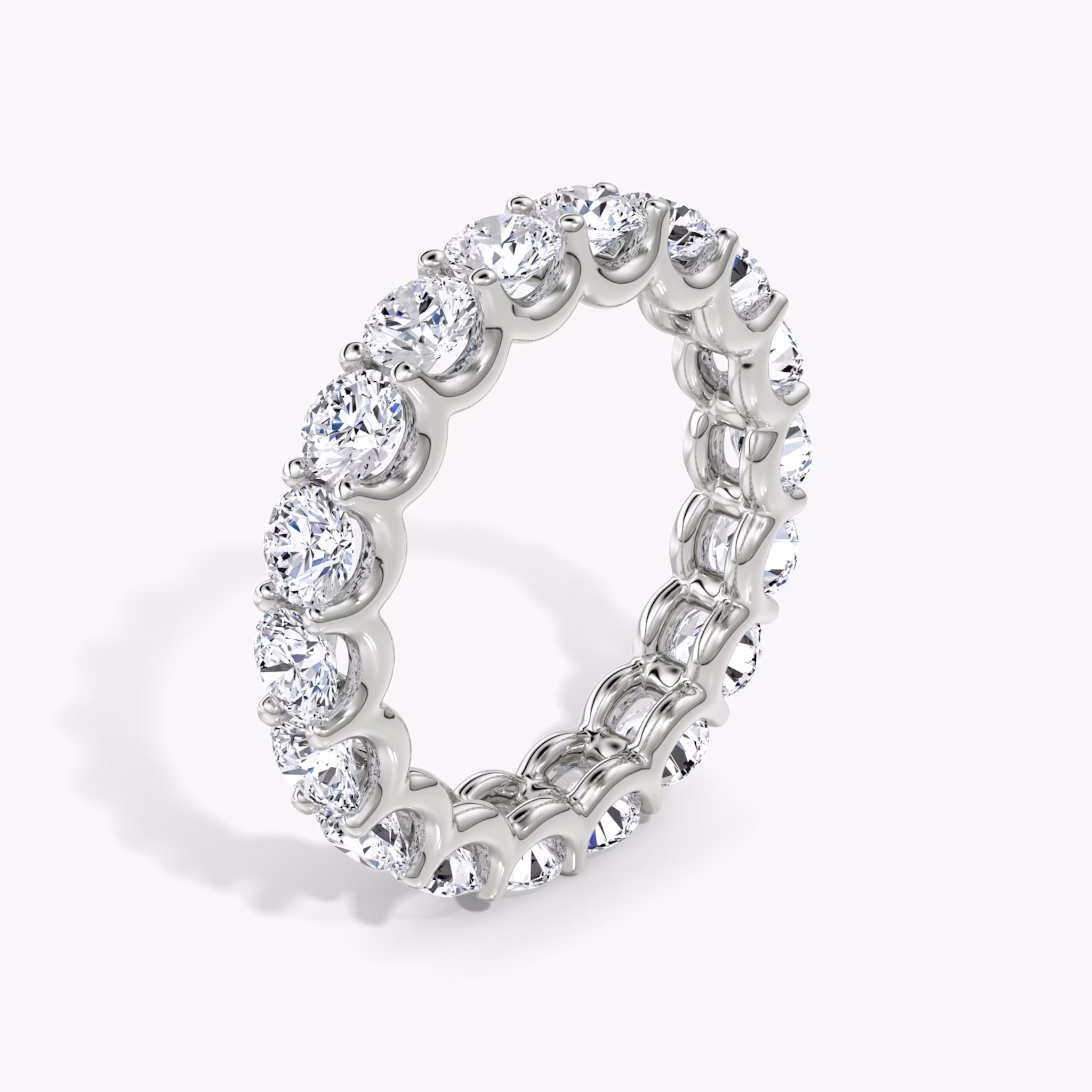 The Eternity Band | Round Brilliant | Platinum | bandStyle: full | caratWeight: 2.8ct
