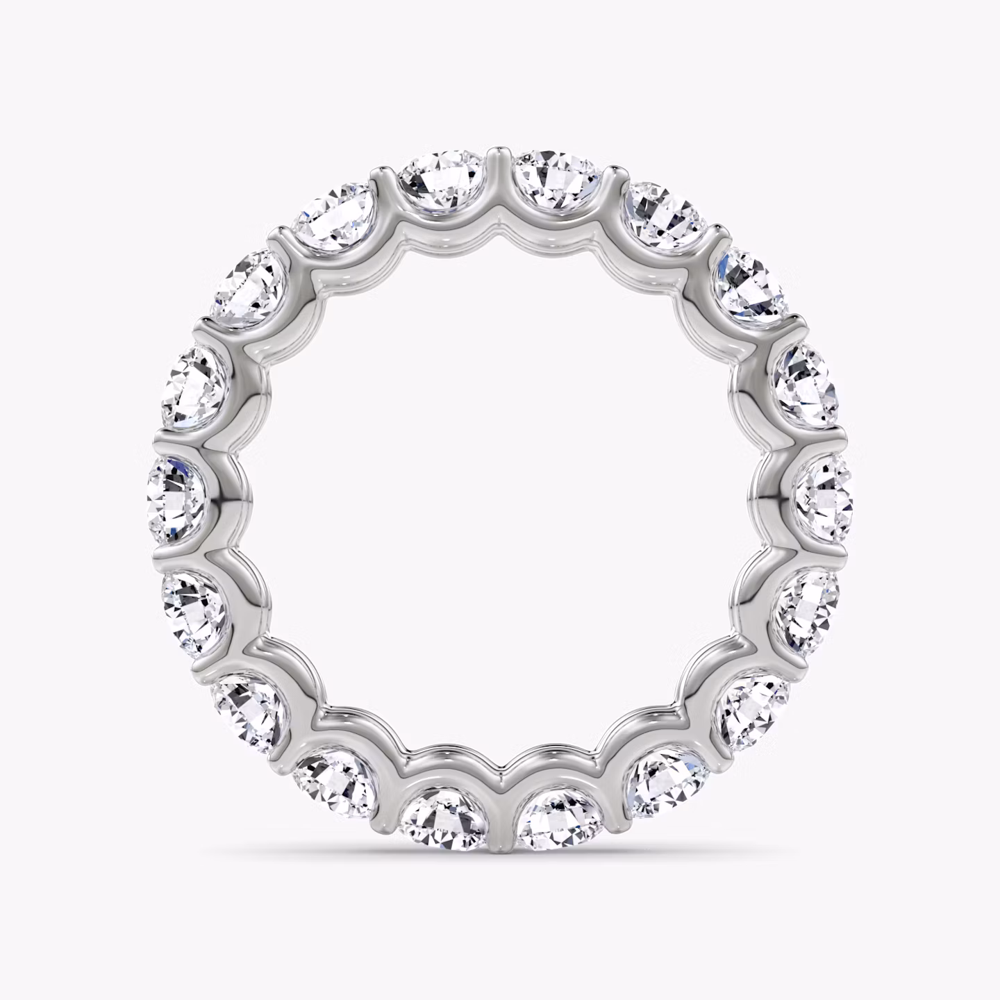 Anillo Eternity  | Brillante | 18k | Oro blanco | bandStyle: full | caratWeight: 2.8ct