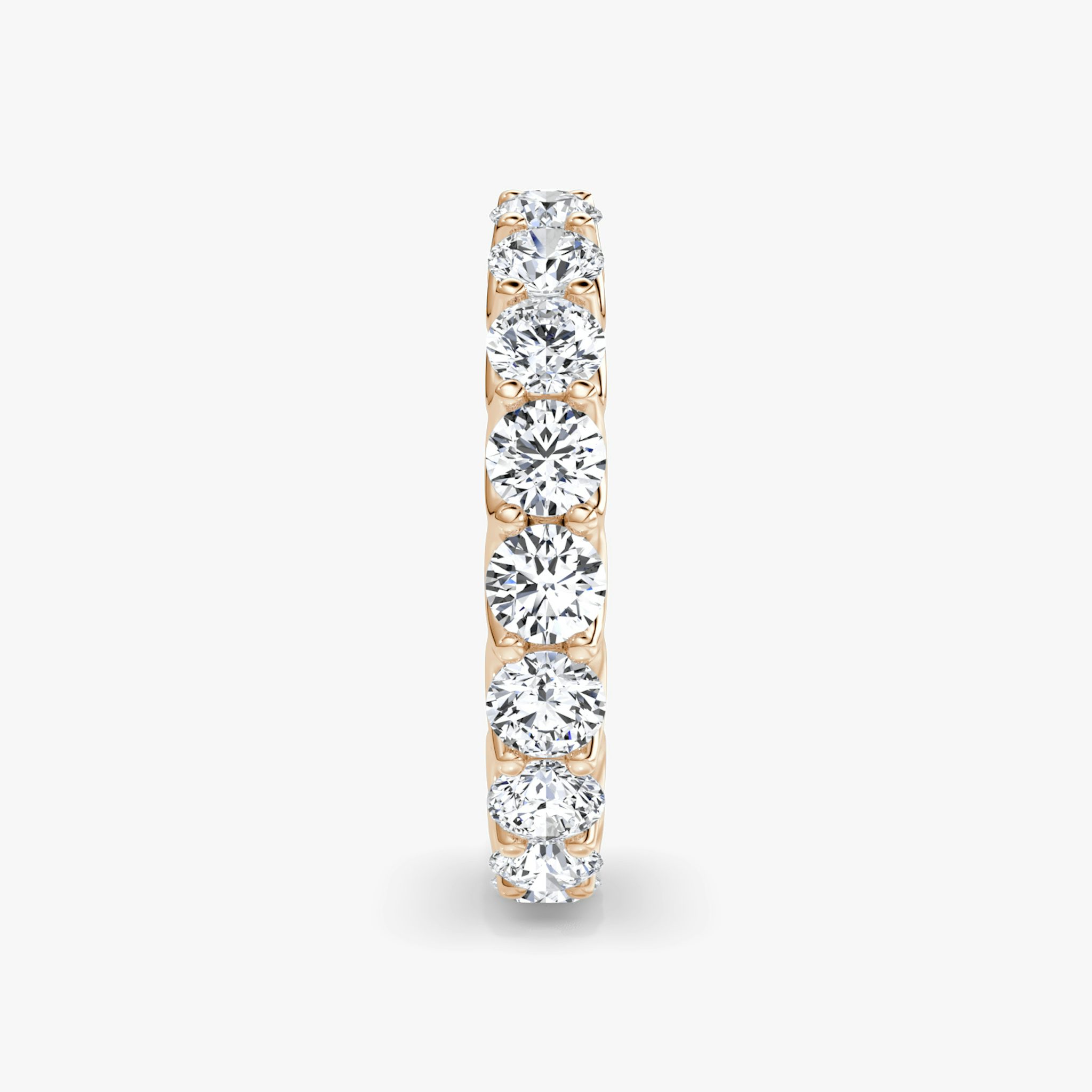 The Eternity Band | Round Brilliant | 14k | Rose Gold | bandStyle: full | caratWeight: 2.8ct