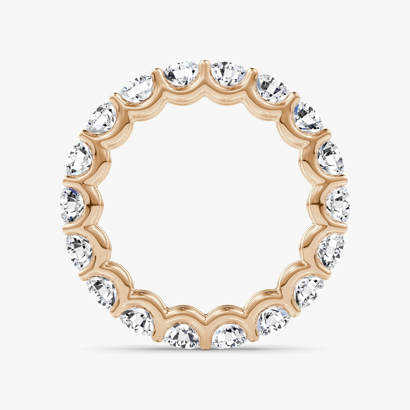 Anillo Eternity  | Brillante | 14k | Oro rosa | bandStyle: full | caratWeight: 2.8ct
