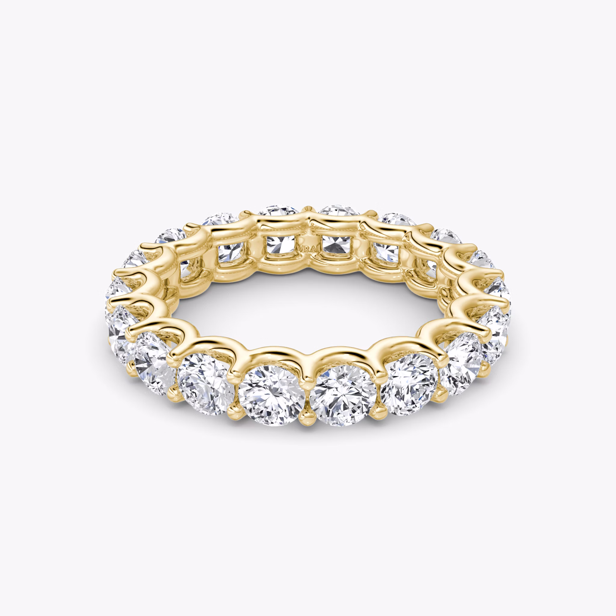 The Eternity Band | Round Brilliant | 18k | Yellow Gold | bandStyle: full | caratWeight: 2.8ct