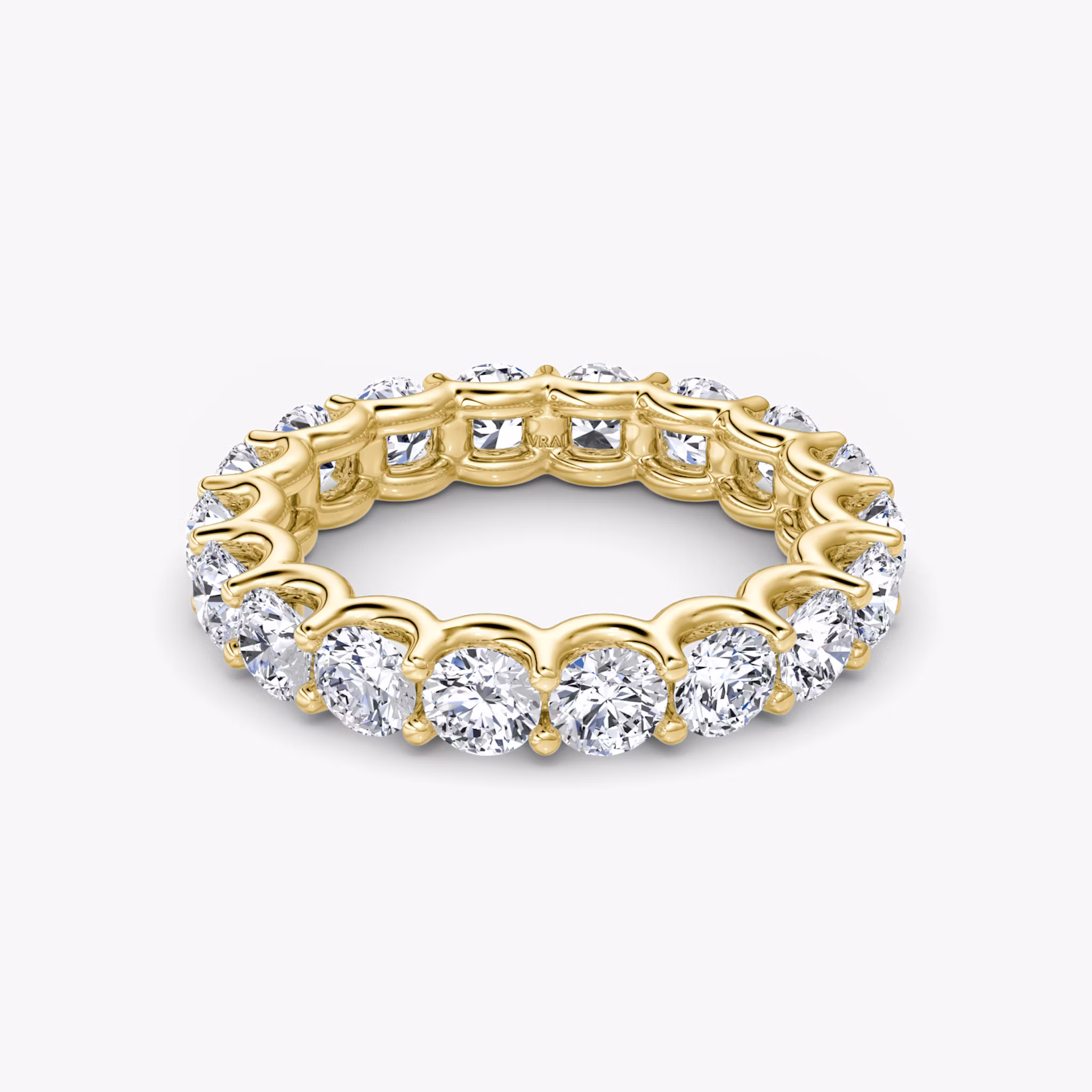 The Eternity Band Round Brilliant | Yellow Gold