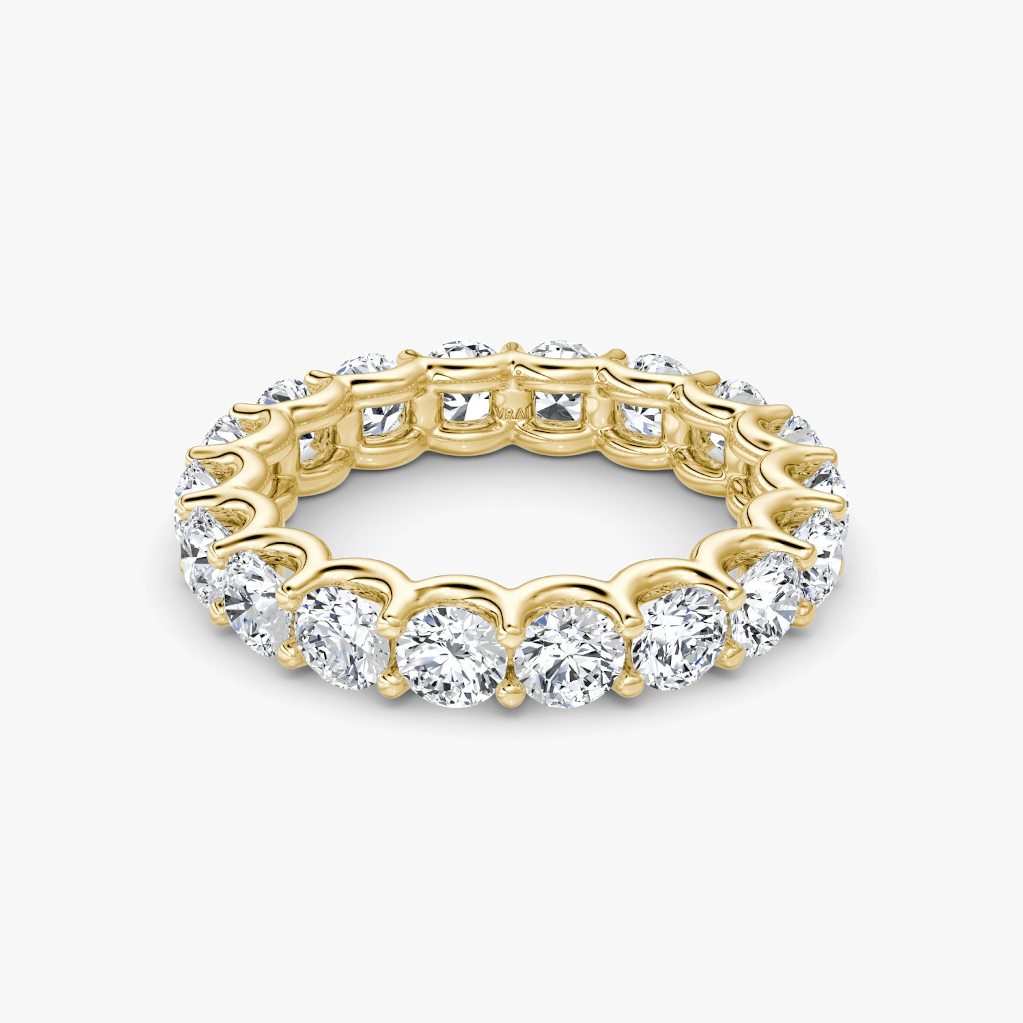 The Eternity Band | Round Brilliant | 18k | Yellow Gold | bandStyle: full | caratWeight: 2.8ct