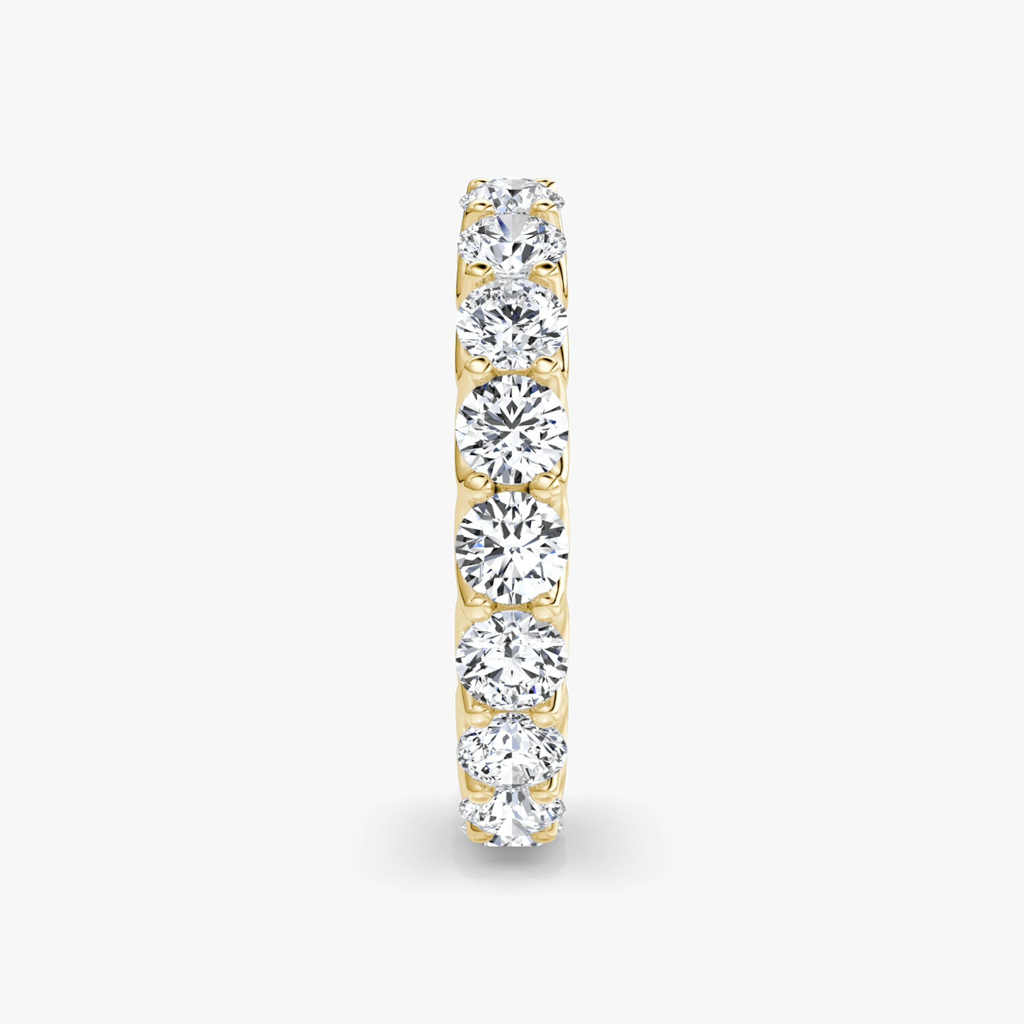 The Eternity Band | Round Brilliant | 18k | Yellow Gold | bandStyle: full | caratWeight: 2.8ct