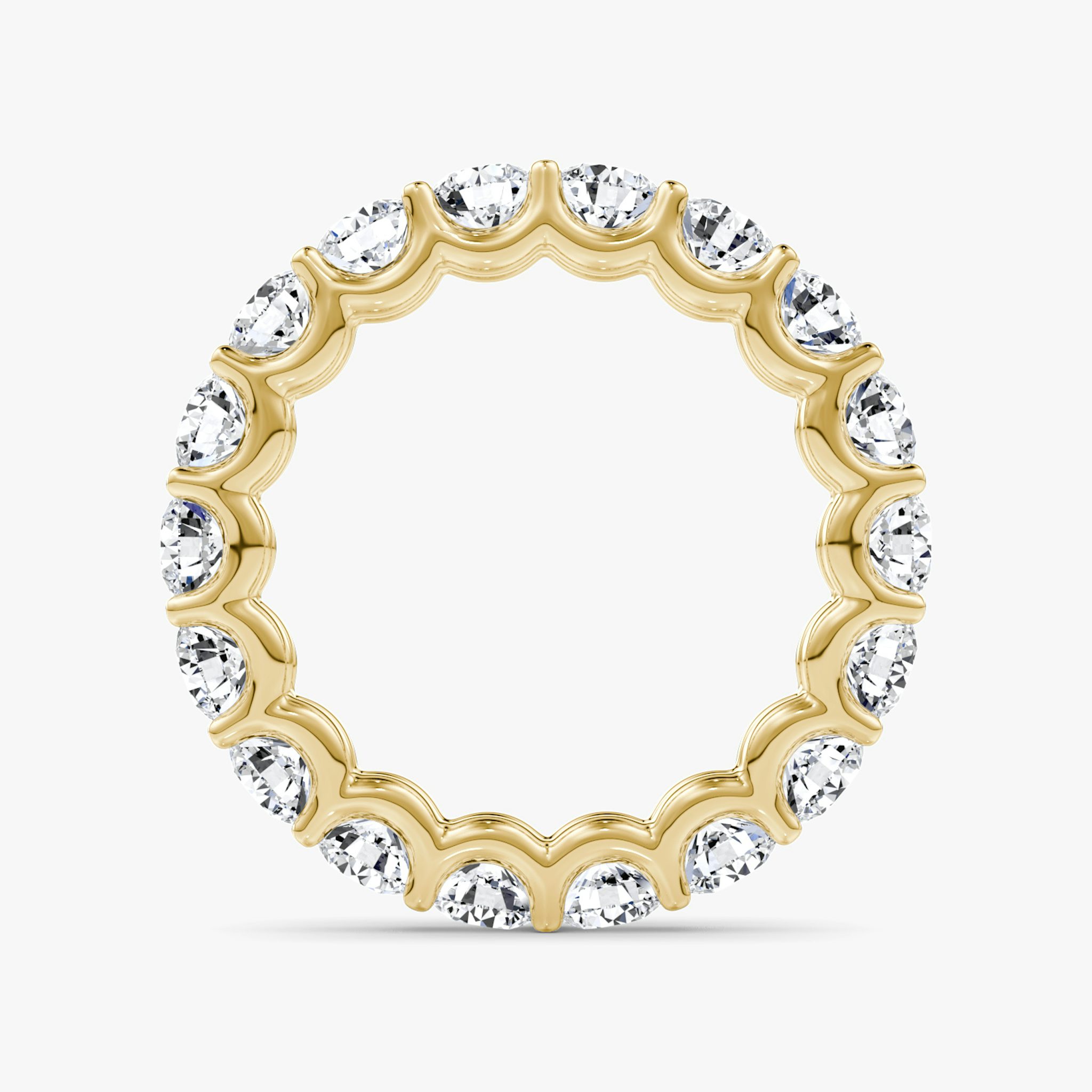 The Eternity Band | Round Brilliant | 18k | Yellow Gold | bandStyle: full | caratWeight: 2.8ct