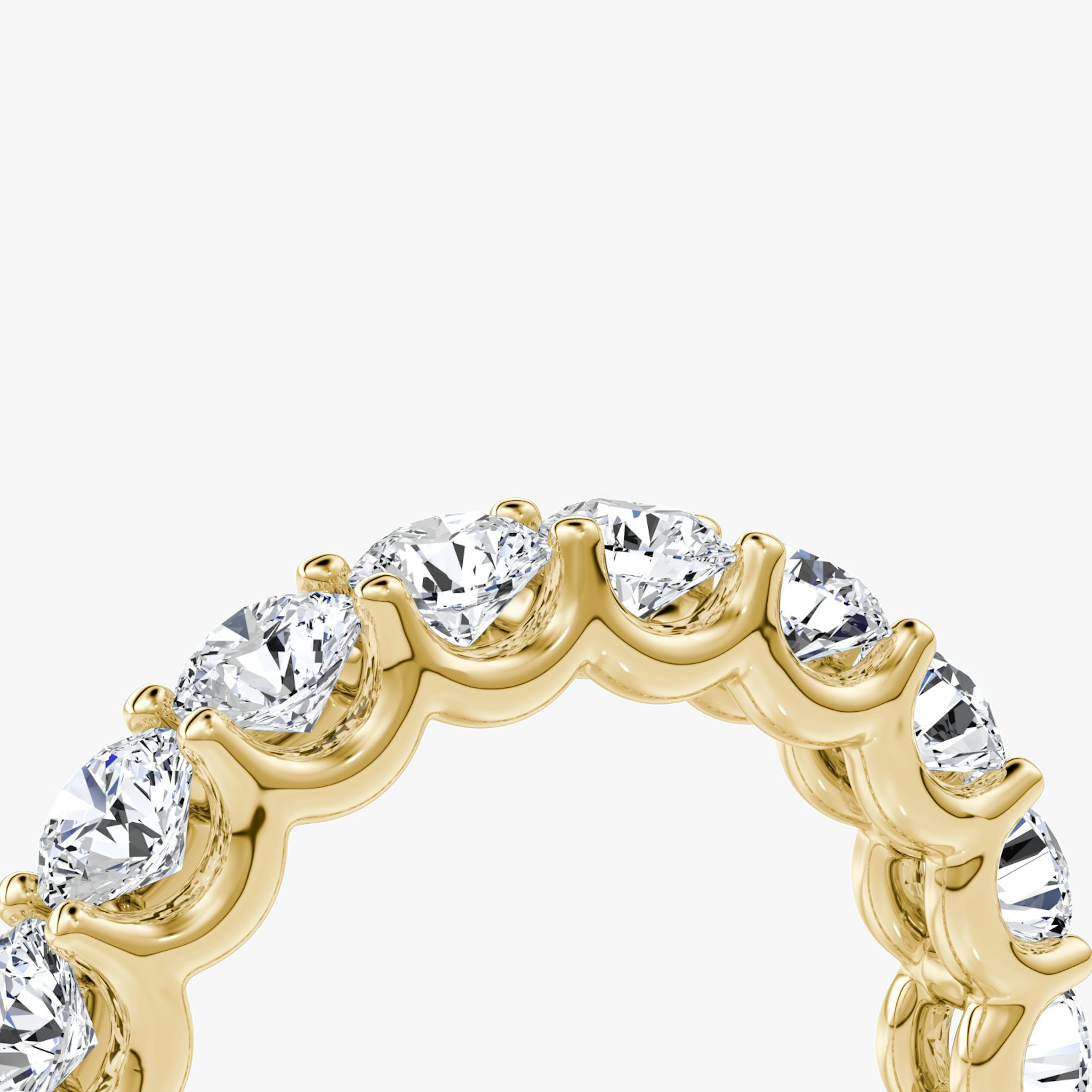 The Eternity Band | Round Brilliant | 18k | Yellow Gold | bandStyle: full | caratWeight: 2.8ct