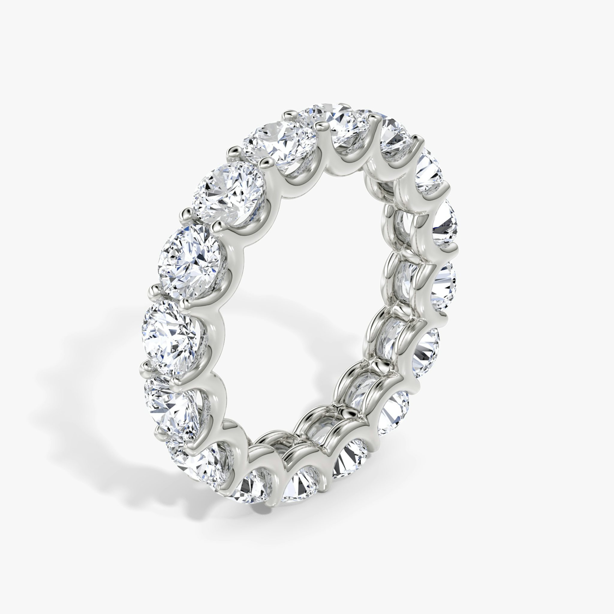 The Eternity Band | Round Brilliant | Platinum | bandStyle: full | caratWeight: 4.0ct