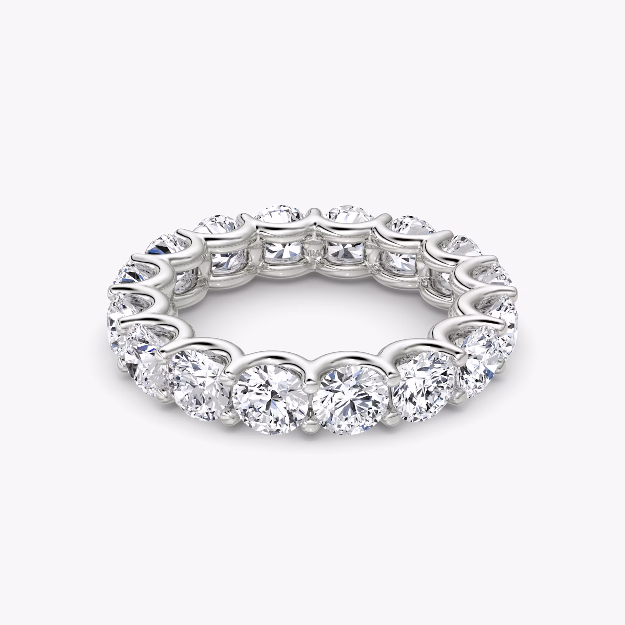 The Eternity Band | Round Brilliant | Platinum | bandStyle: full | caratWeight: 4.0ct