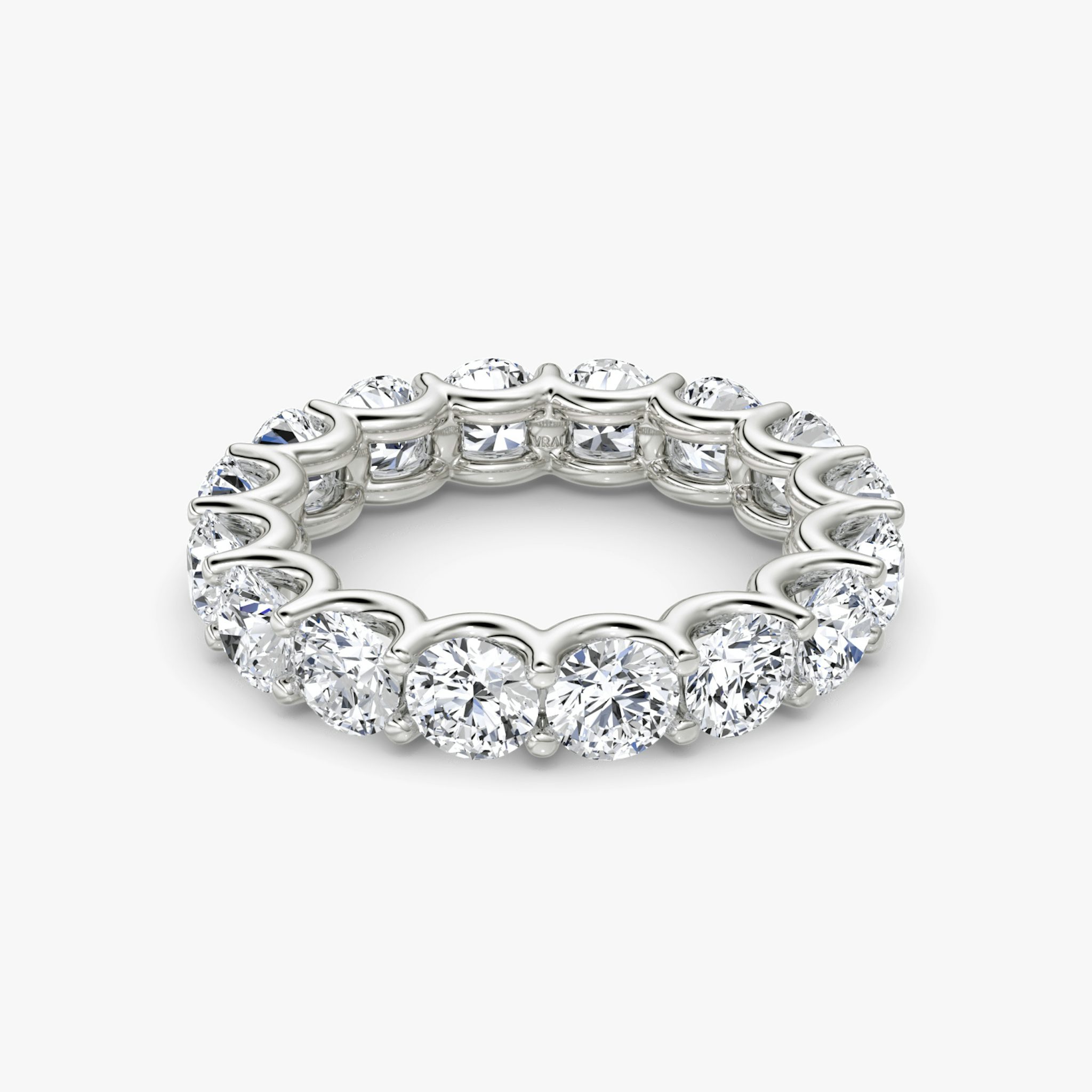 The Eternity Band | Round Brilliant | Platinum | bandStyle: full | caratWeight: 4.0ct