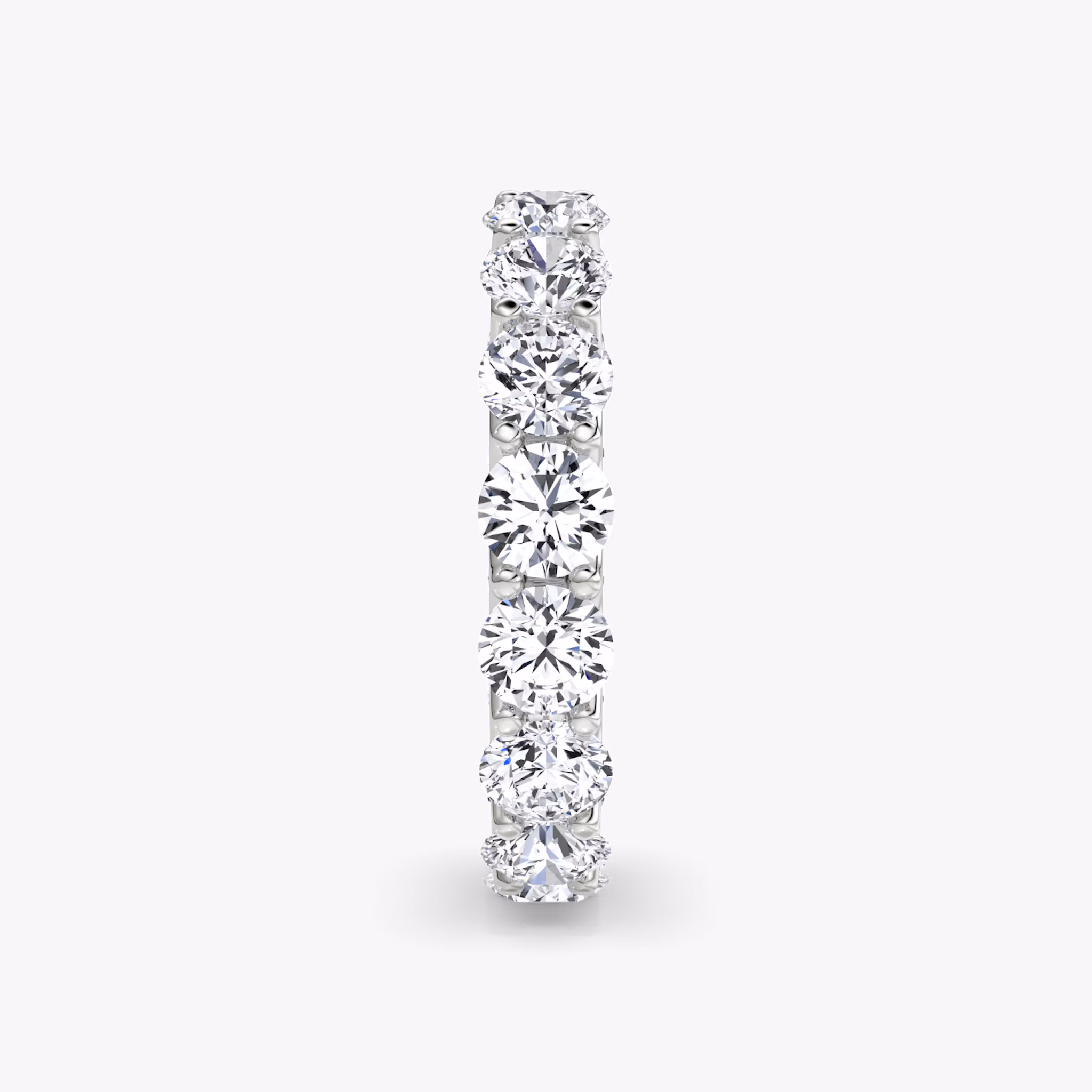The Eternity Band | Round Brilliant | Platinum | bandStyle: full | caratWeight: 4.0ct