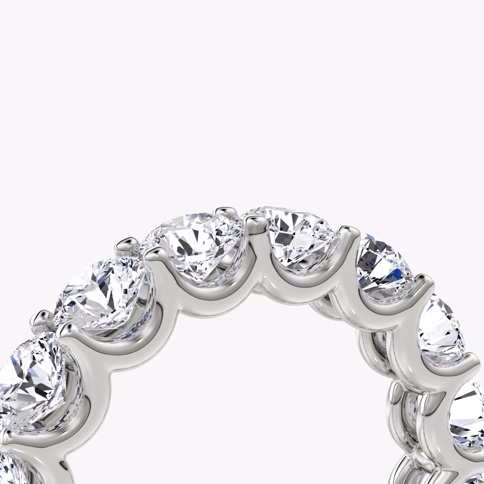 The Eternity Band | Round Brilliant | Platinum | bandStyle: full | caratWeight: 4.0ct