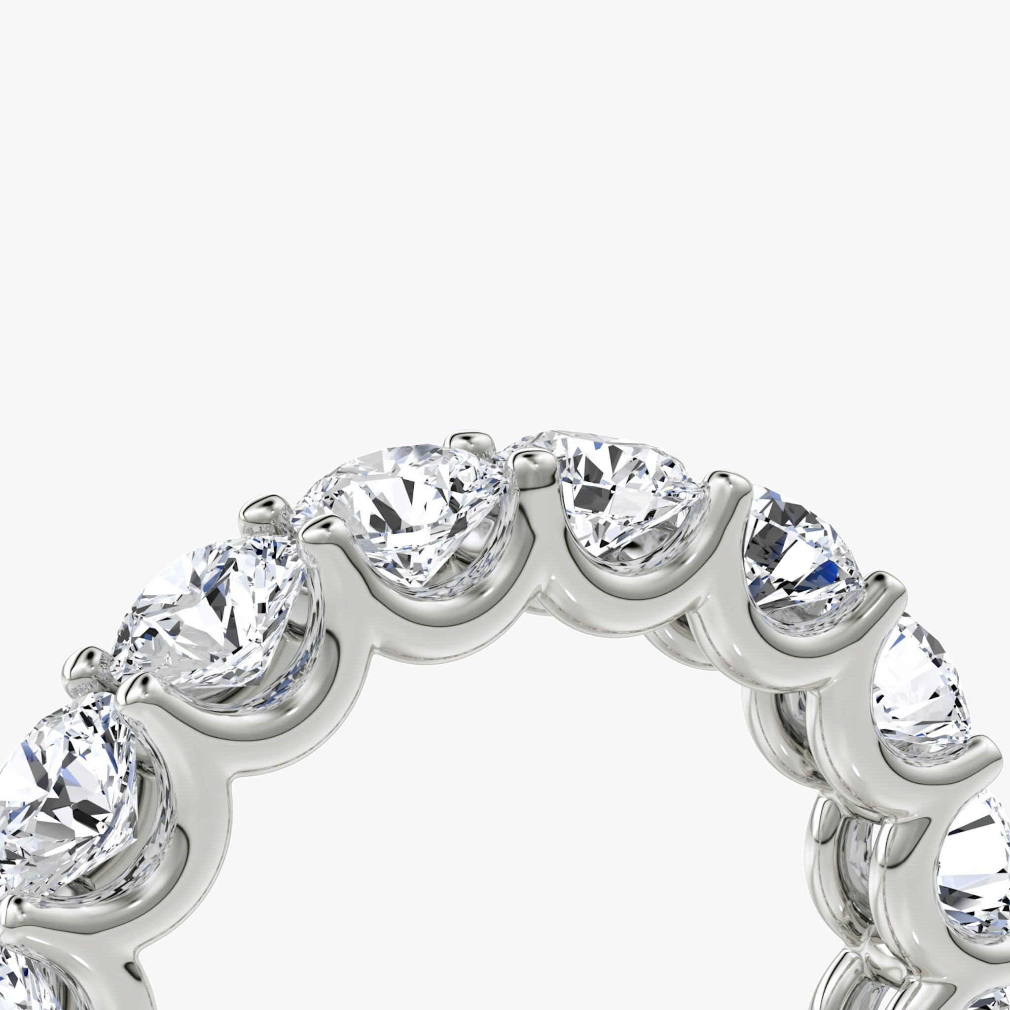 The Eternity Band | Round Brilliant | Platinum | bandStyle: full | caratWeight: 4.0ct