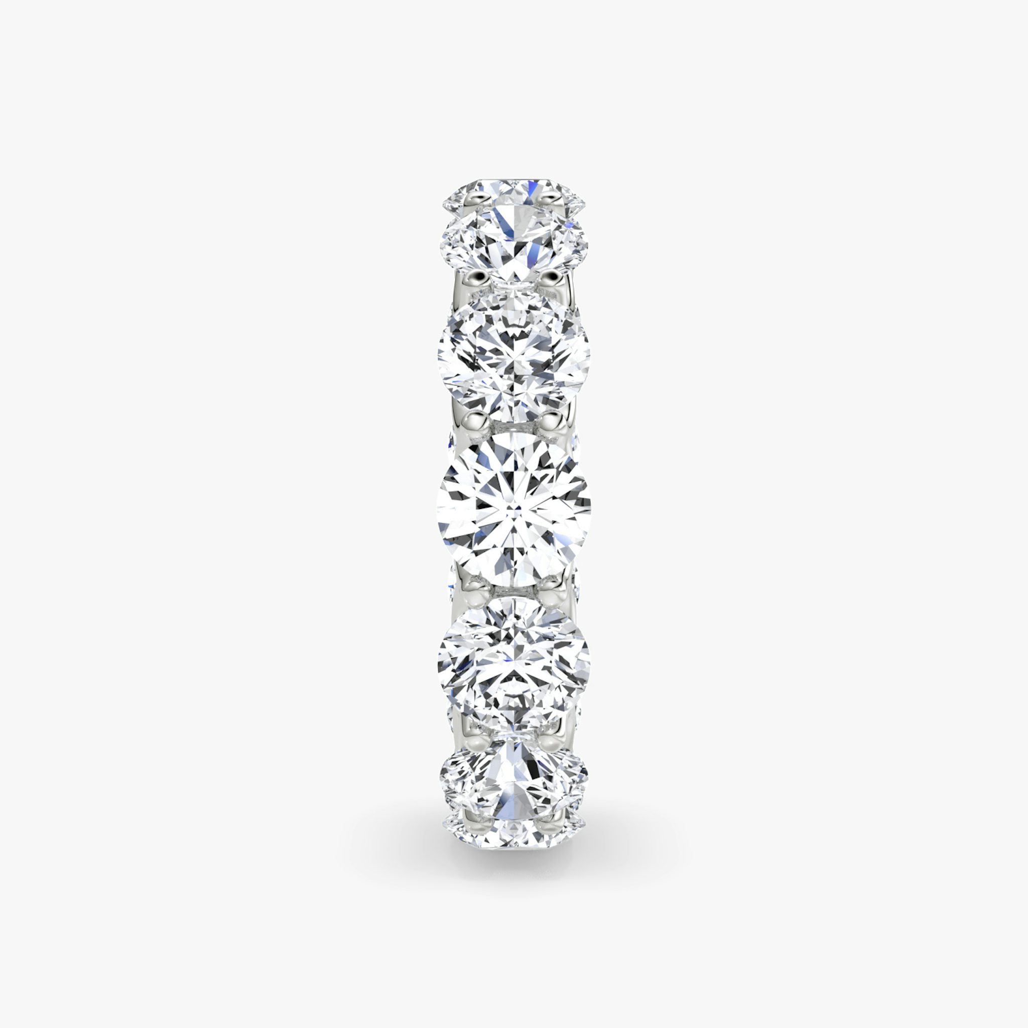 The Eternity Band | Round Brilliant | 18k | White Gold | bandStyle: full | caratWeight: 6.5ct