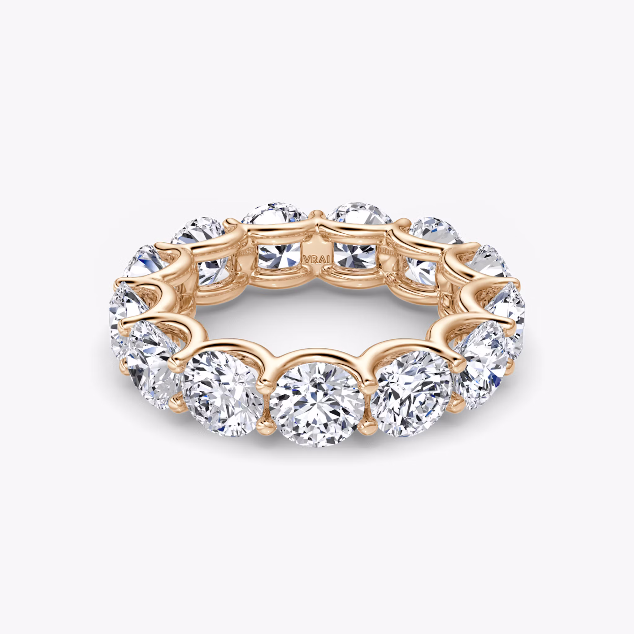 Eternity Band Round Brilliant | Rose Gold