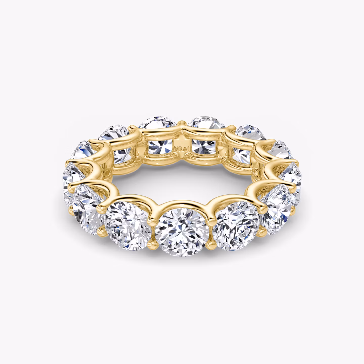 The Eternity Band Round Brilliant | Yellow Gold